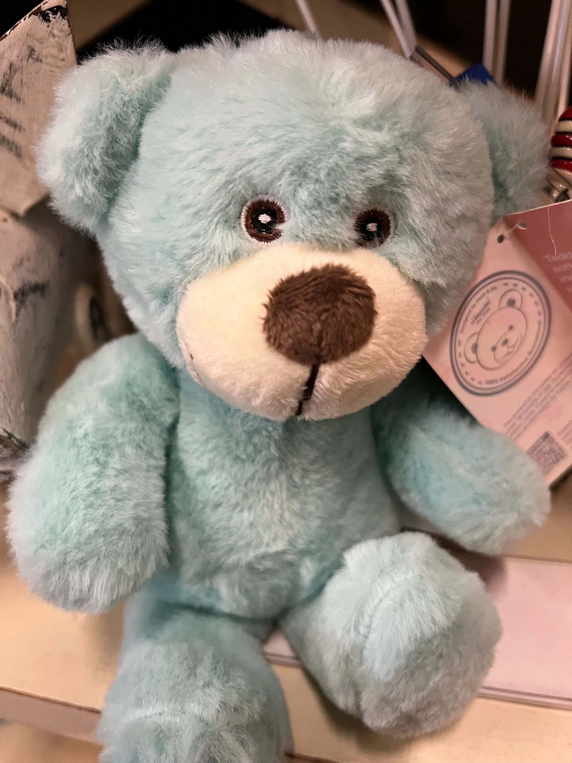 Small blue teddy