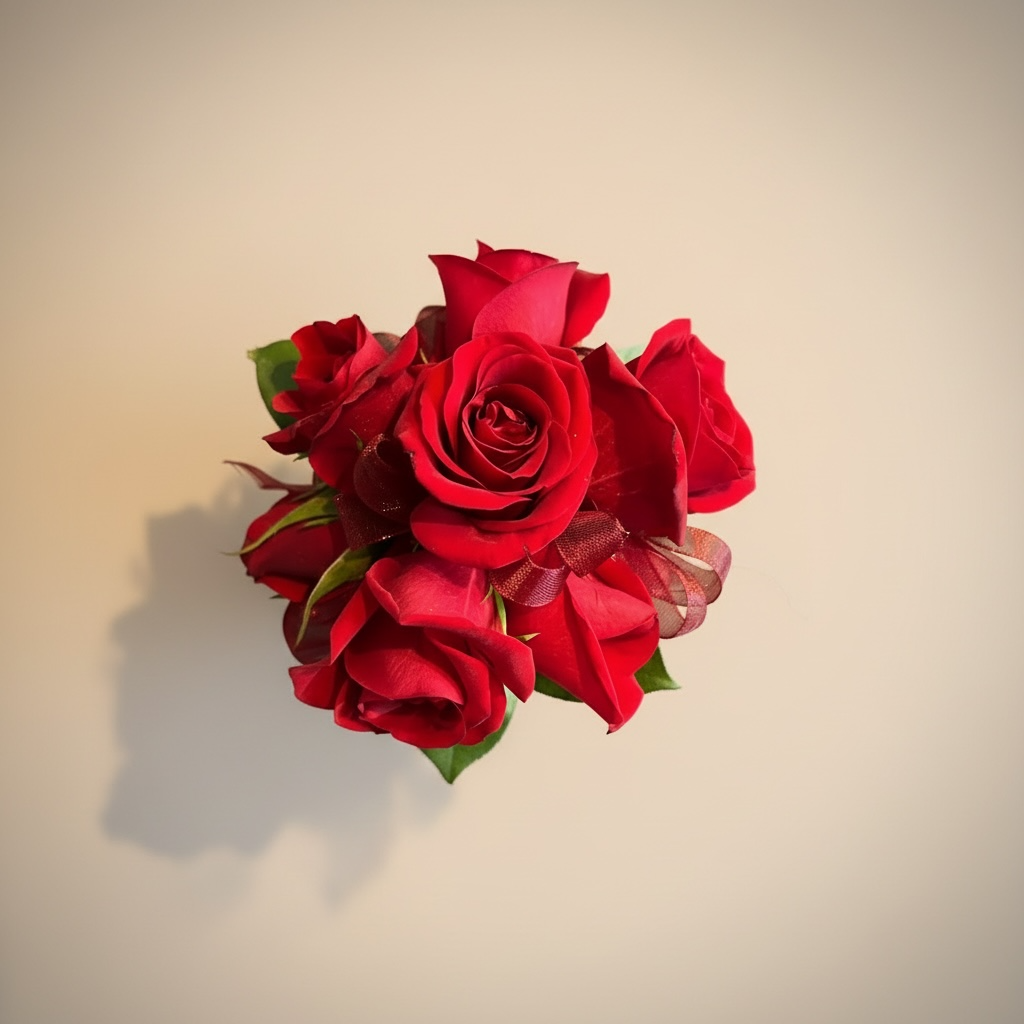 Fresh red rose corsage studio background.png