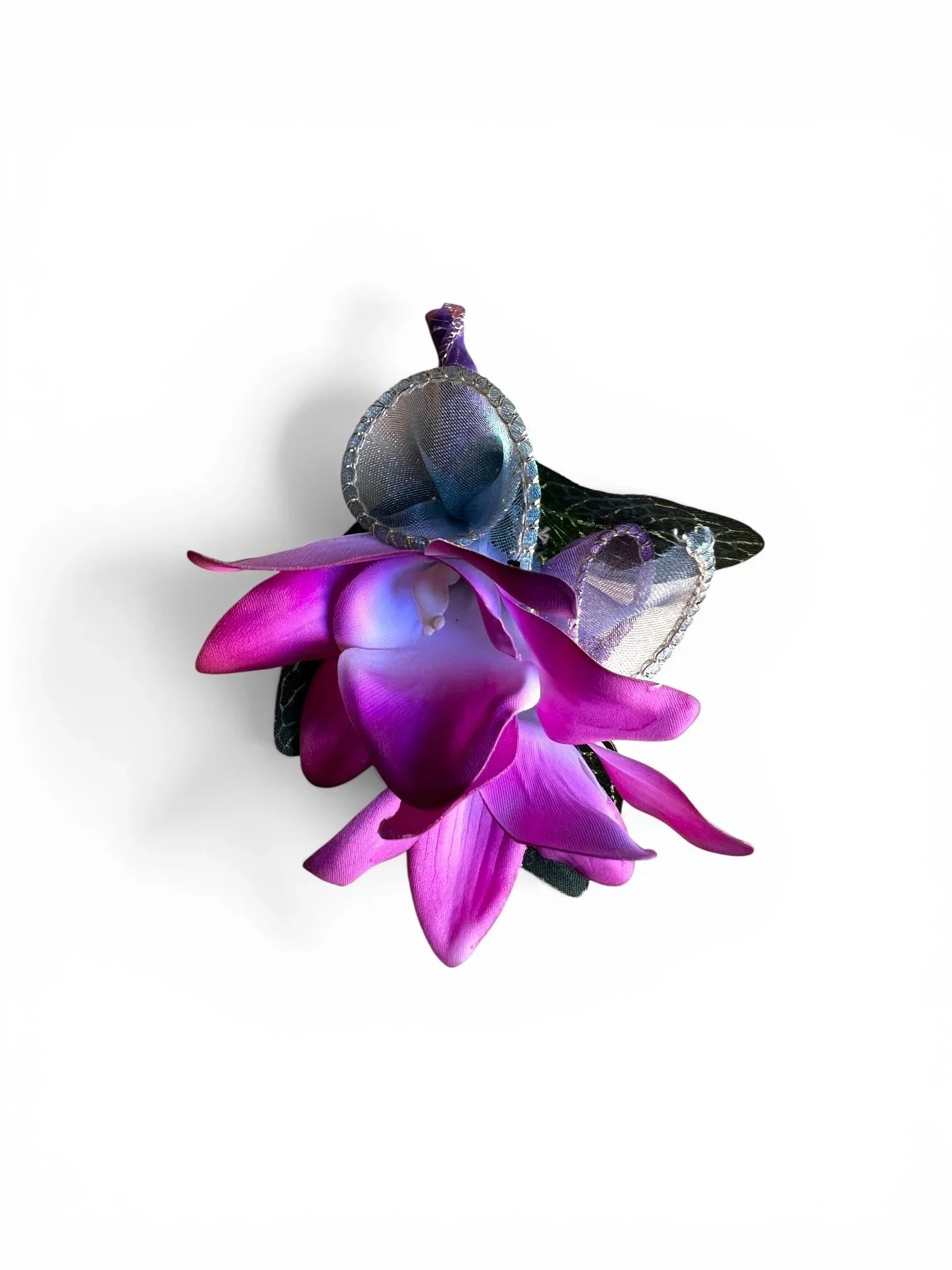 Midnight Kiss buttonhole by Lilypilly