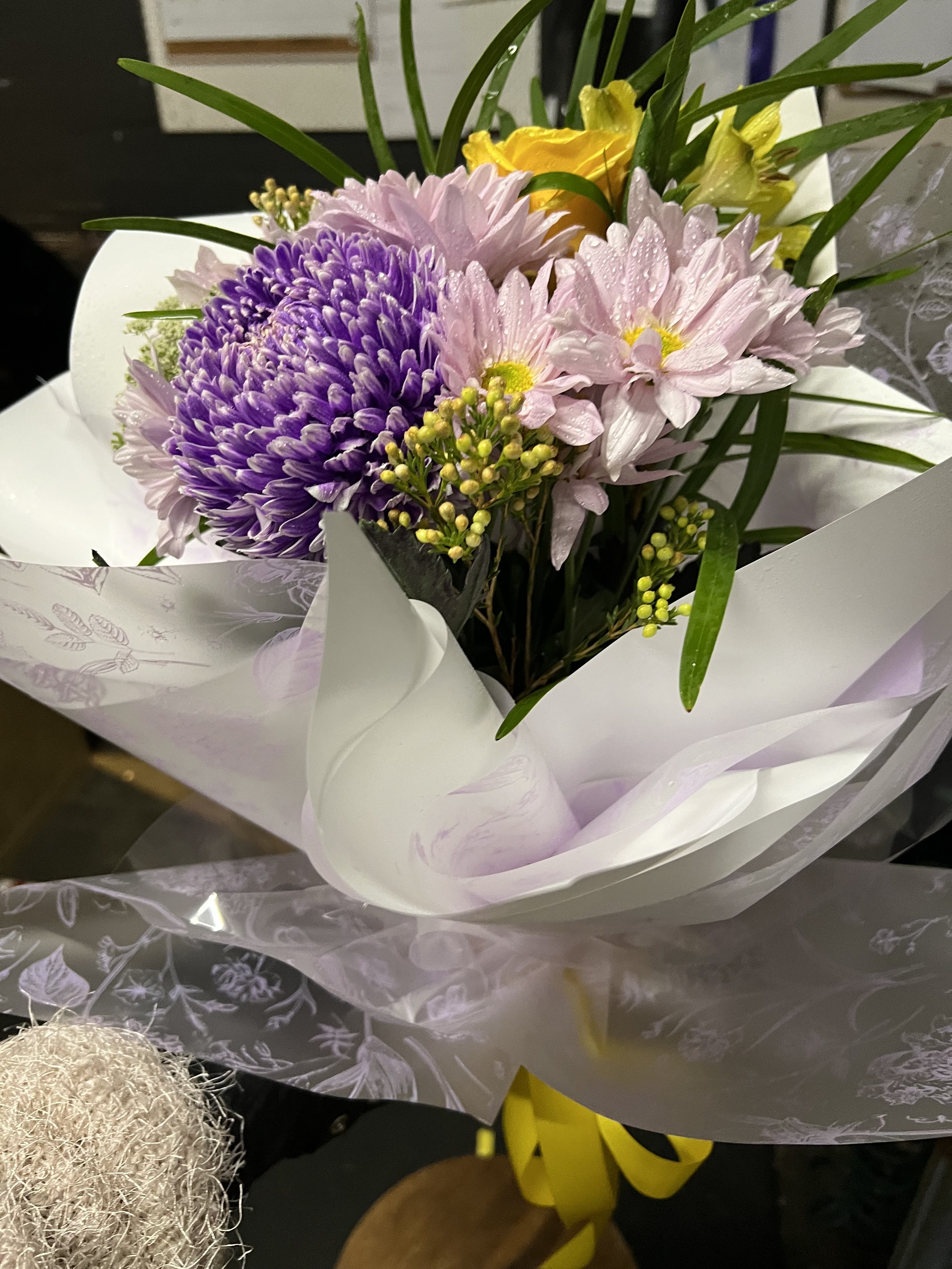 mavue purple fresh flower bouquet madecrafted by Lilypilly South Perth