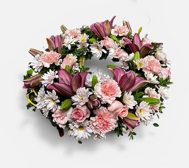 With Sympathy wreath
