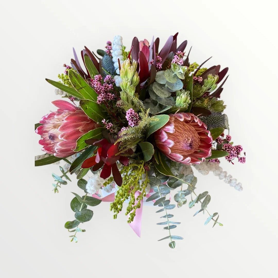 Seasonal Native Flower Box Arrangement