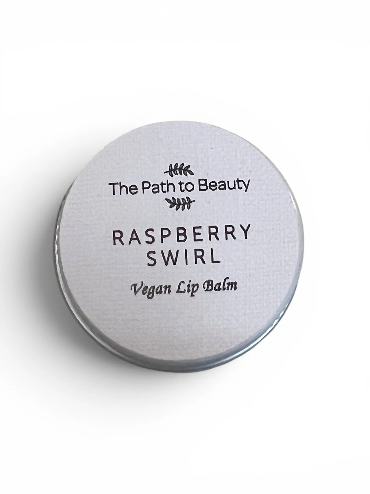 Path to Beauty Raspberry natural lip balm moisturising beauty gift and self-care essential