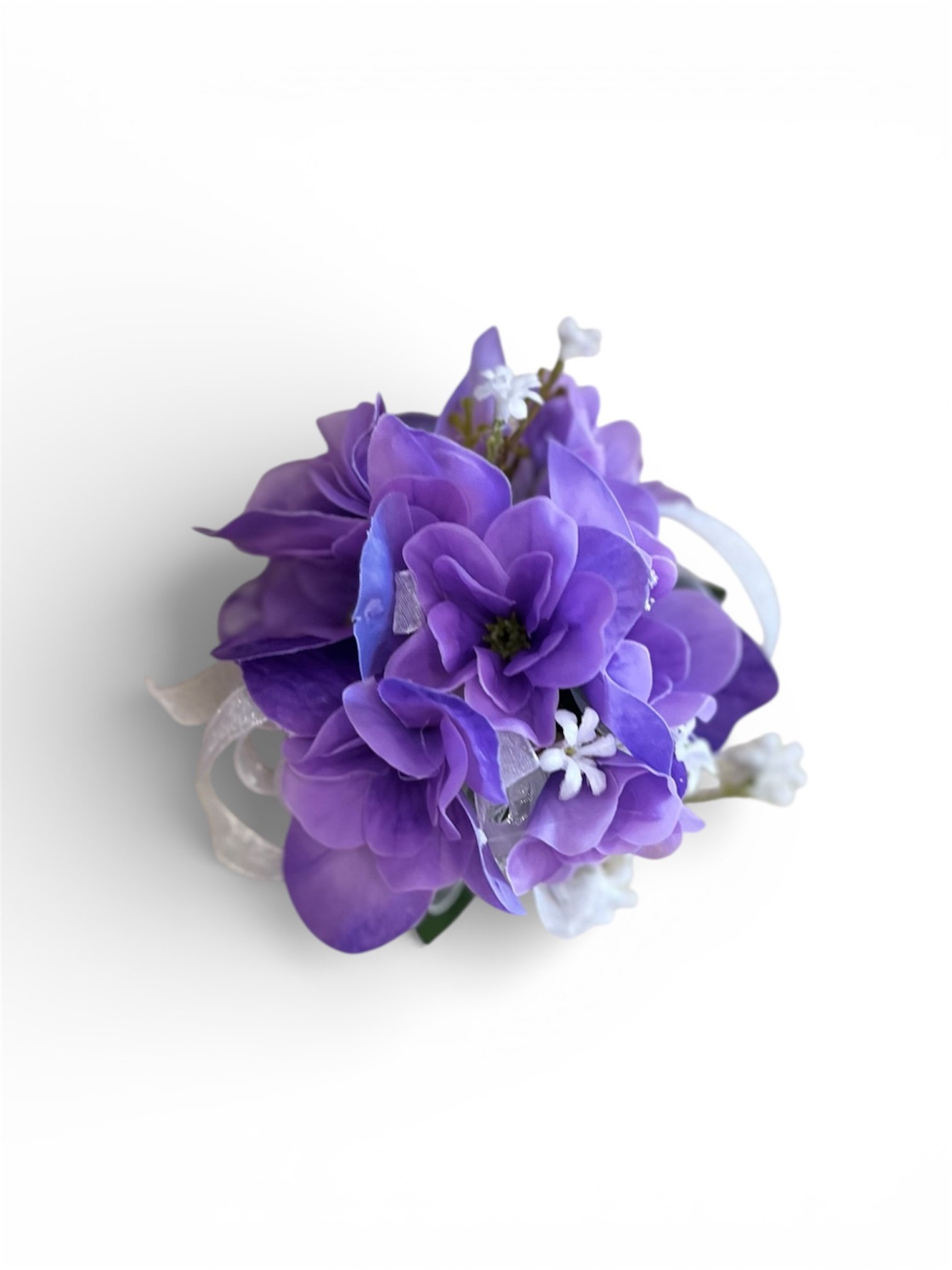 Purple mist real touch silk corsage by Lilypilly