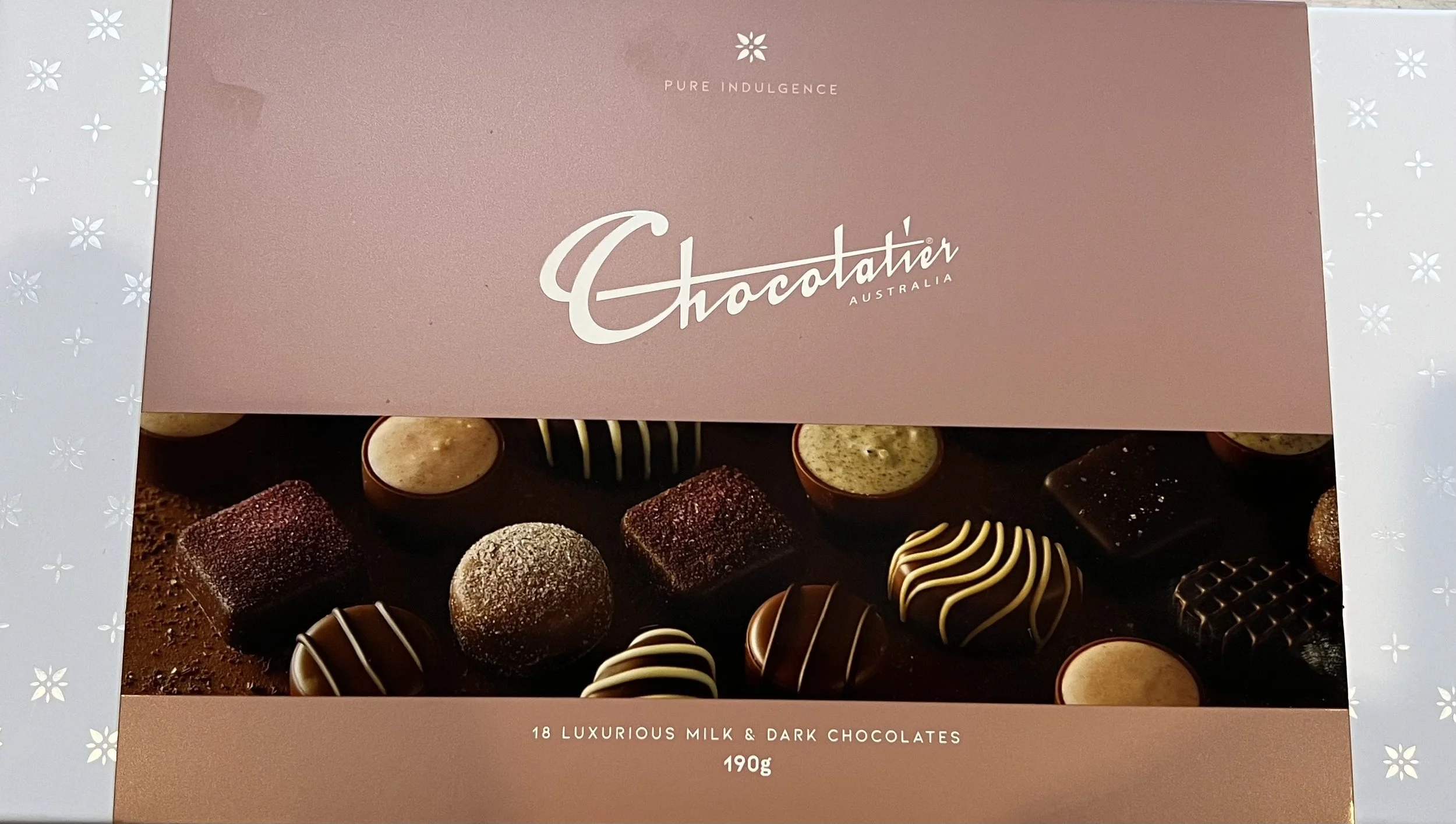 Chocolatier  Milk, Dark & White  Chocolates 190g
