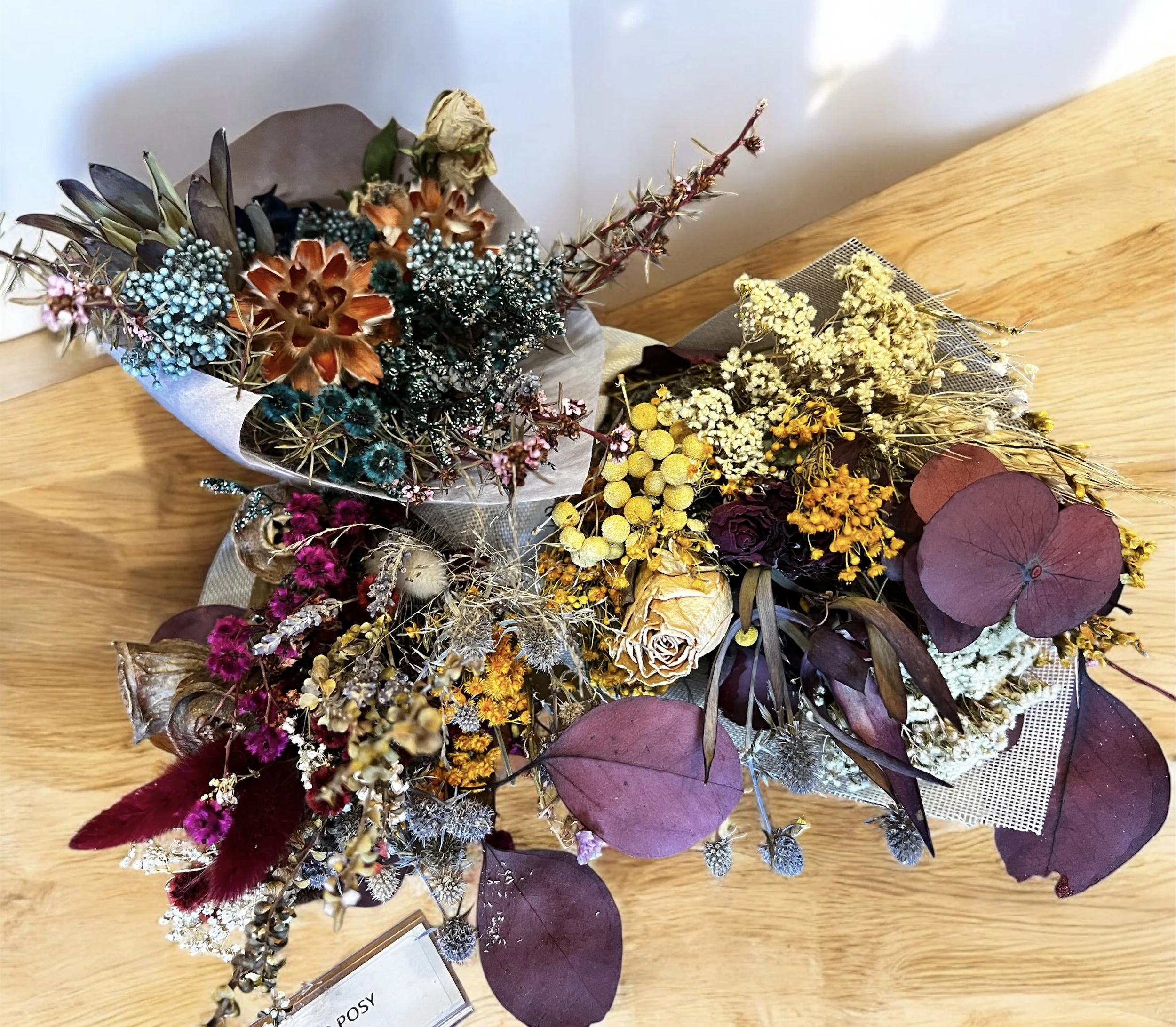 Dried/preserved flower posy