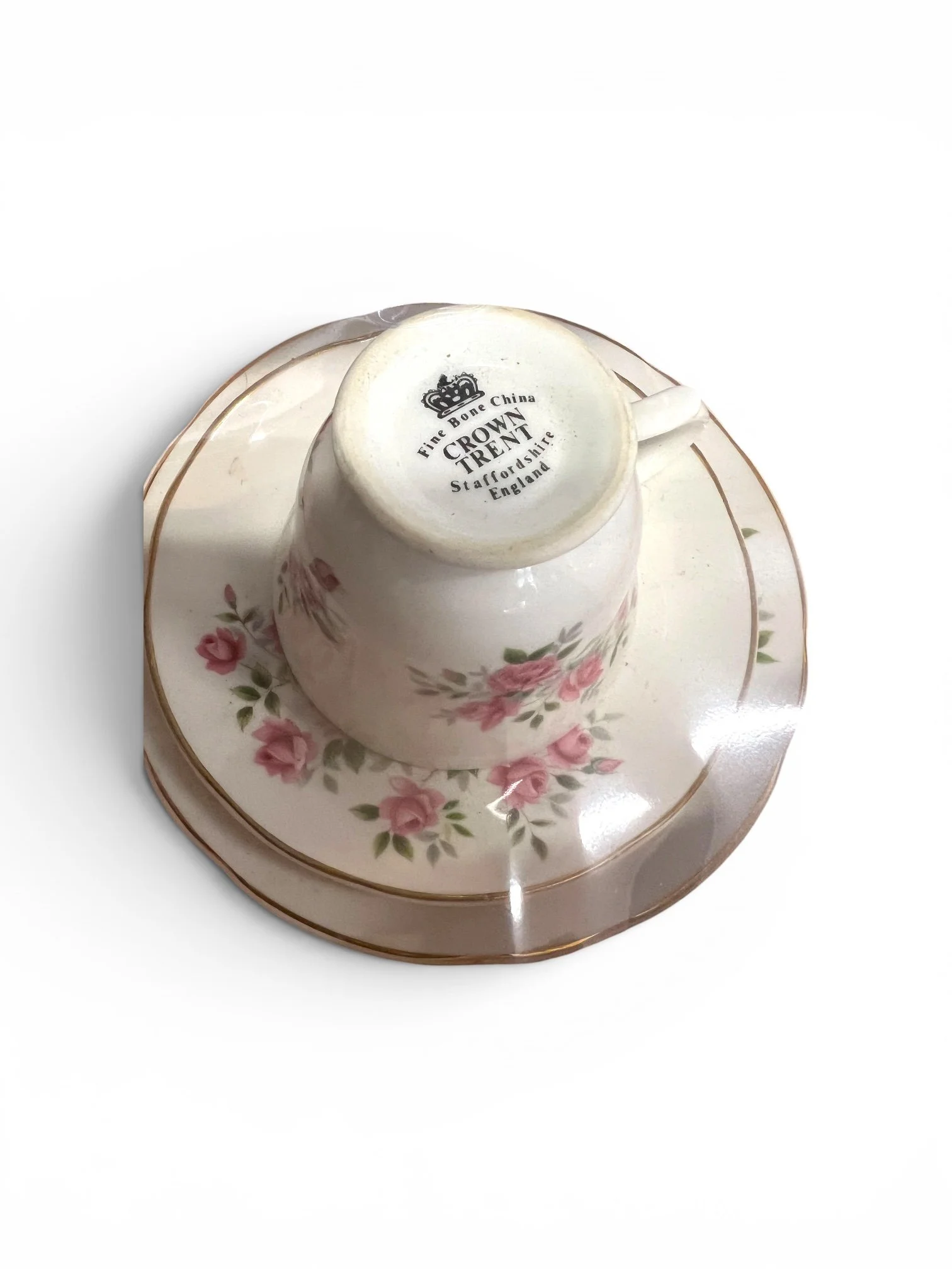 Vintage Crown Trent tea set available as a unique gift or floral gift package.