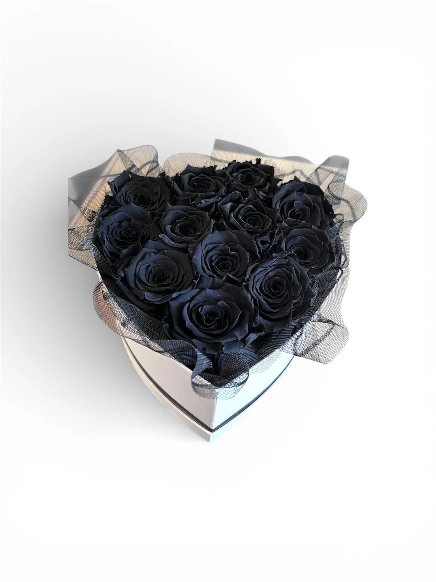 Black Beauty Black Preserved roses @ Lilypilly