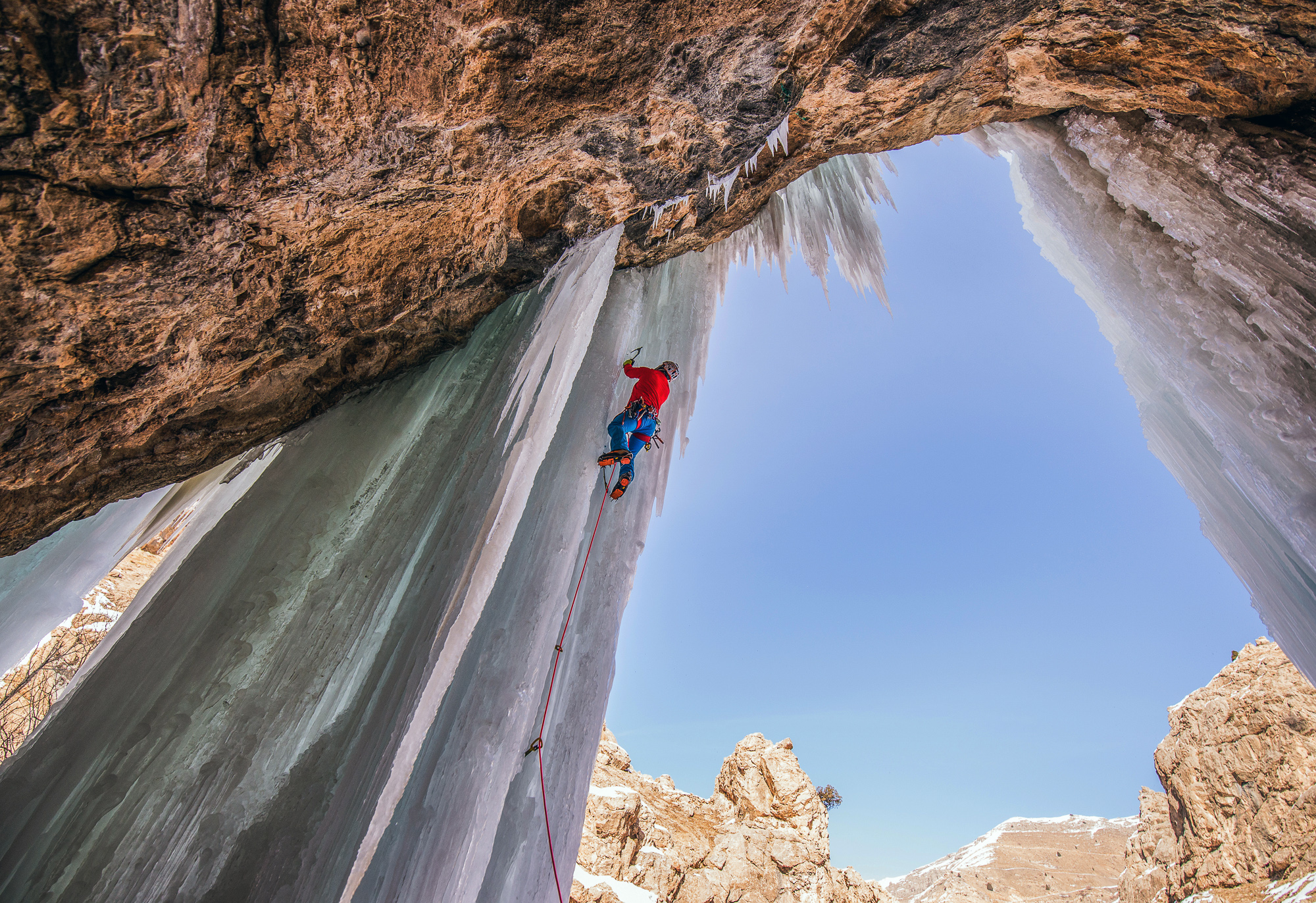 High mountains in Iran are not only home for skiers