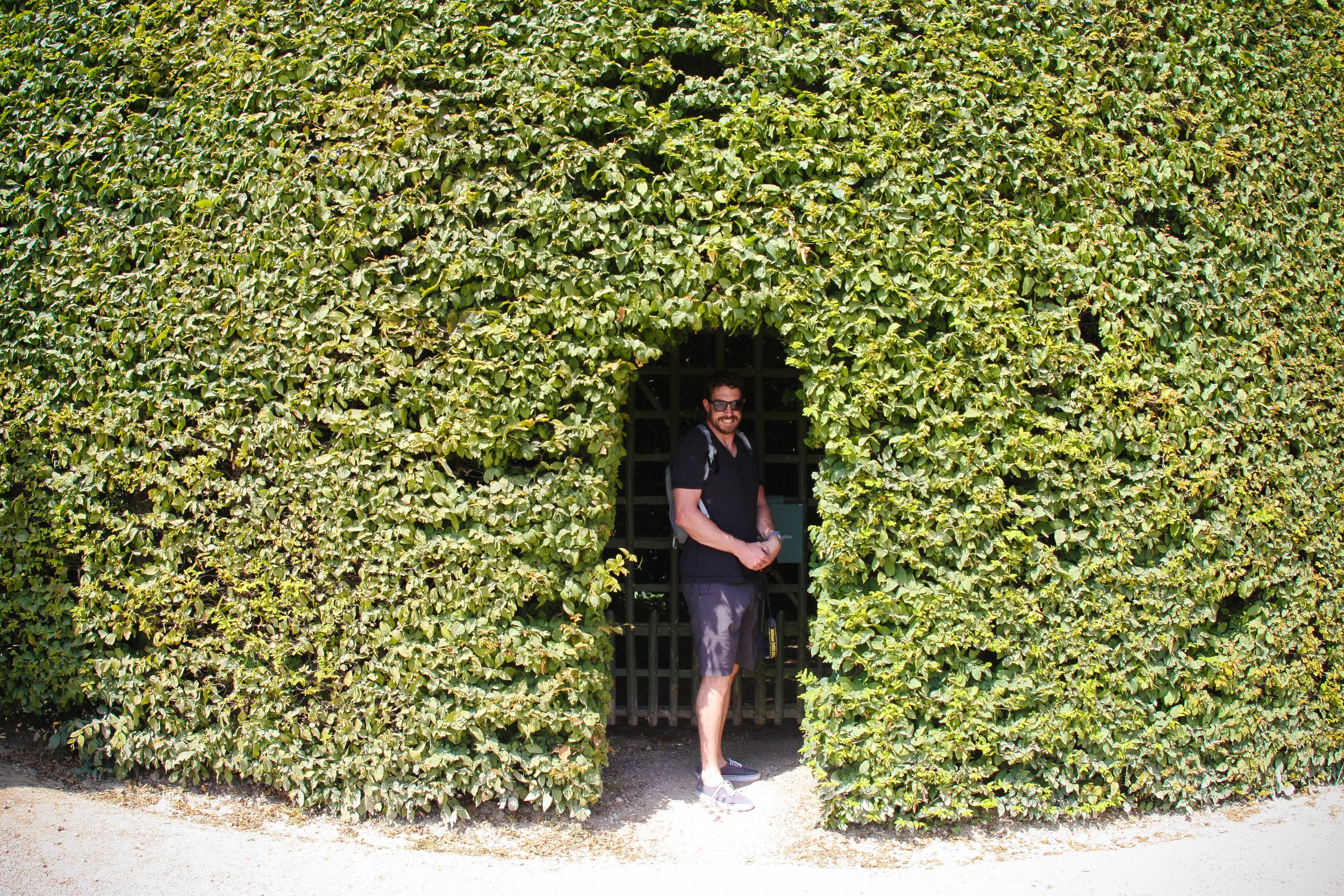 Hiding!