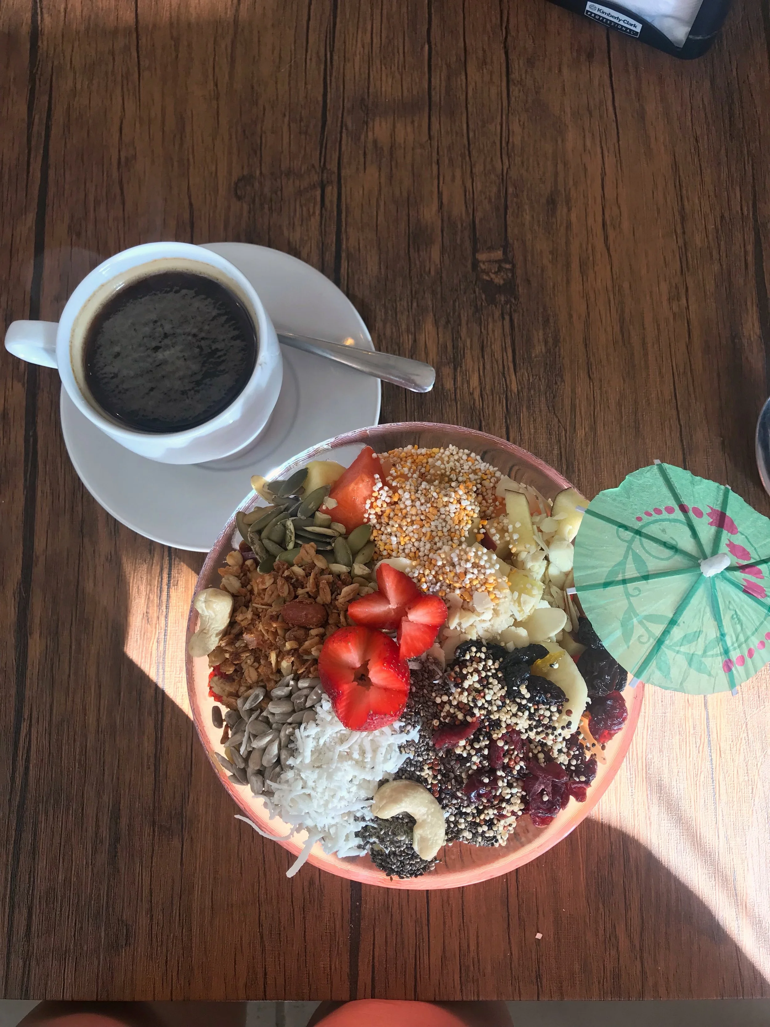 Smoothie bowl at Yah-Yah Cafe