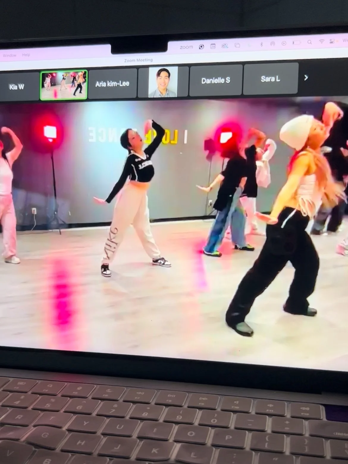 Online K-pop dance classes bc in person classes moved so fast 😅