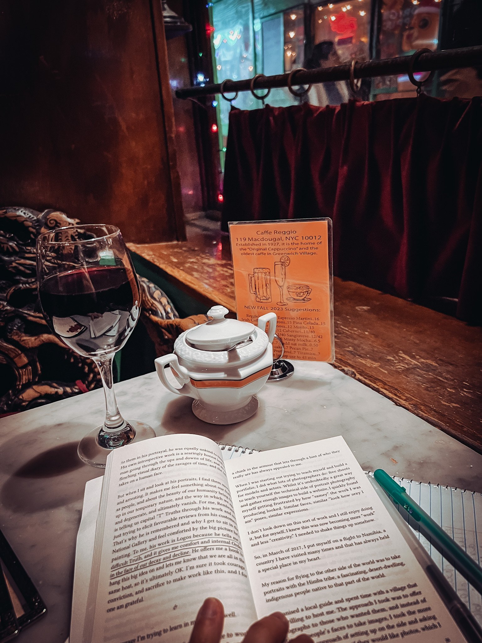 Caffe Reggio in Greenwich Village