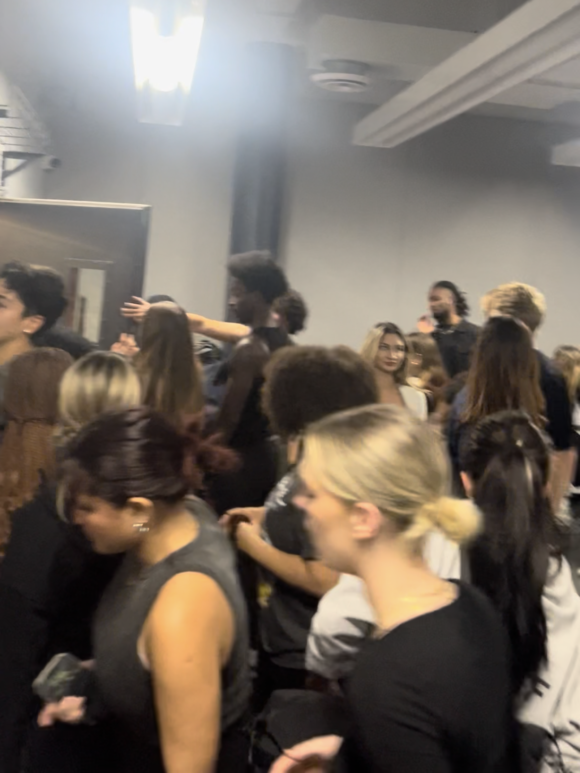 A dance audition of like 80 people where we were each called up to the stage to dance for 20 seconds and judged on how well we get the crowd to follow our dance. The judge was like Simon Cowell, it was the scariest experience 😅