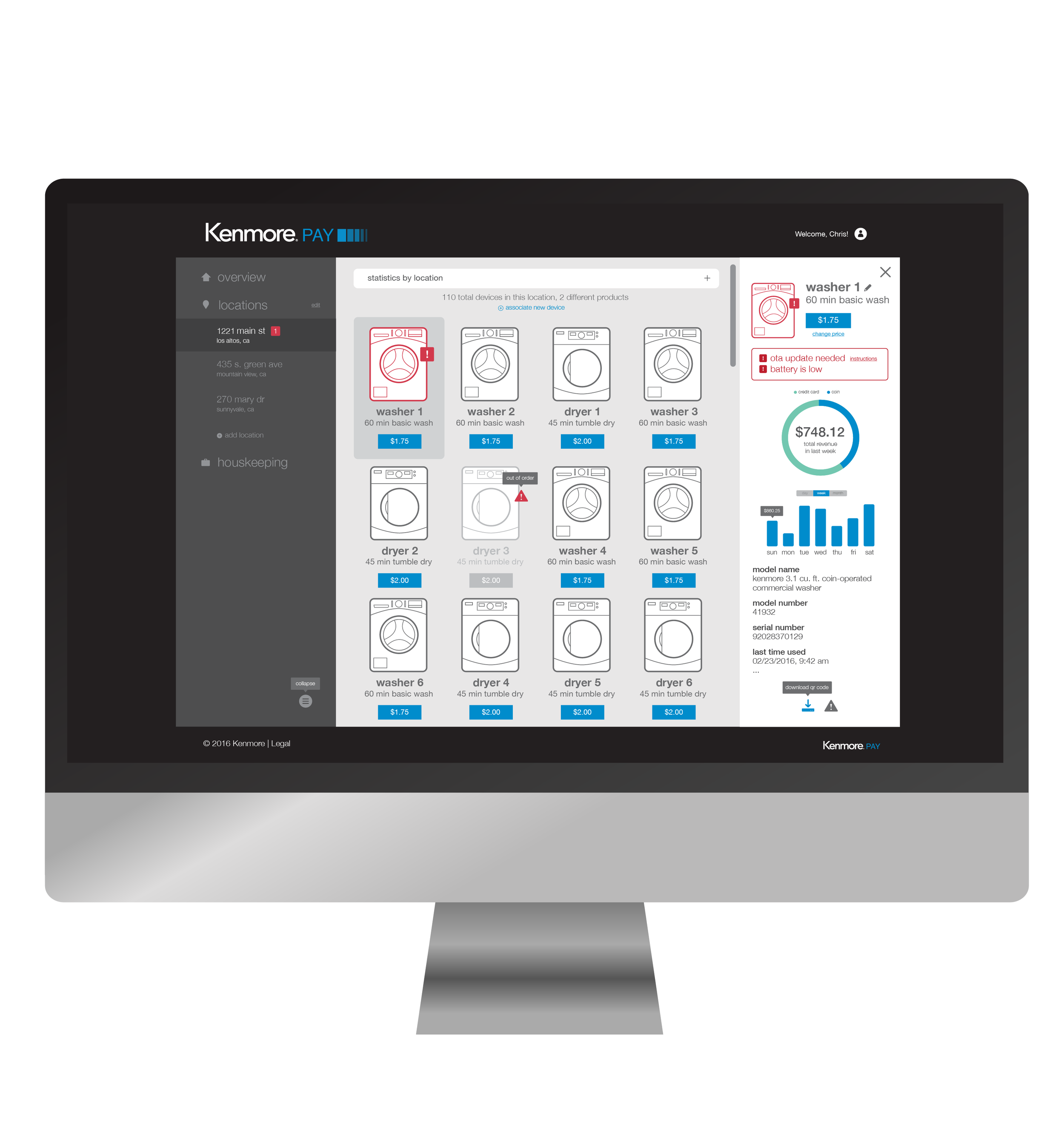 Kenmore PAY Enterprise Portal