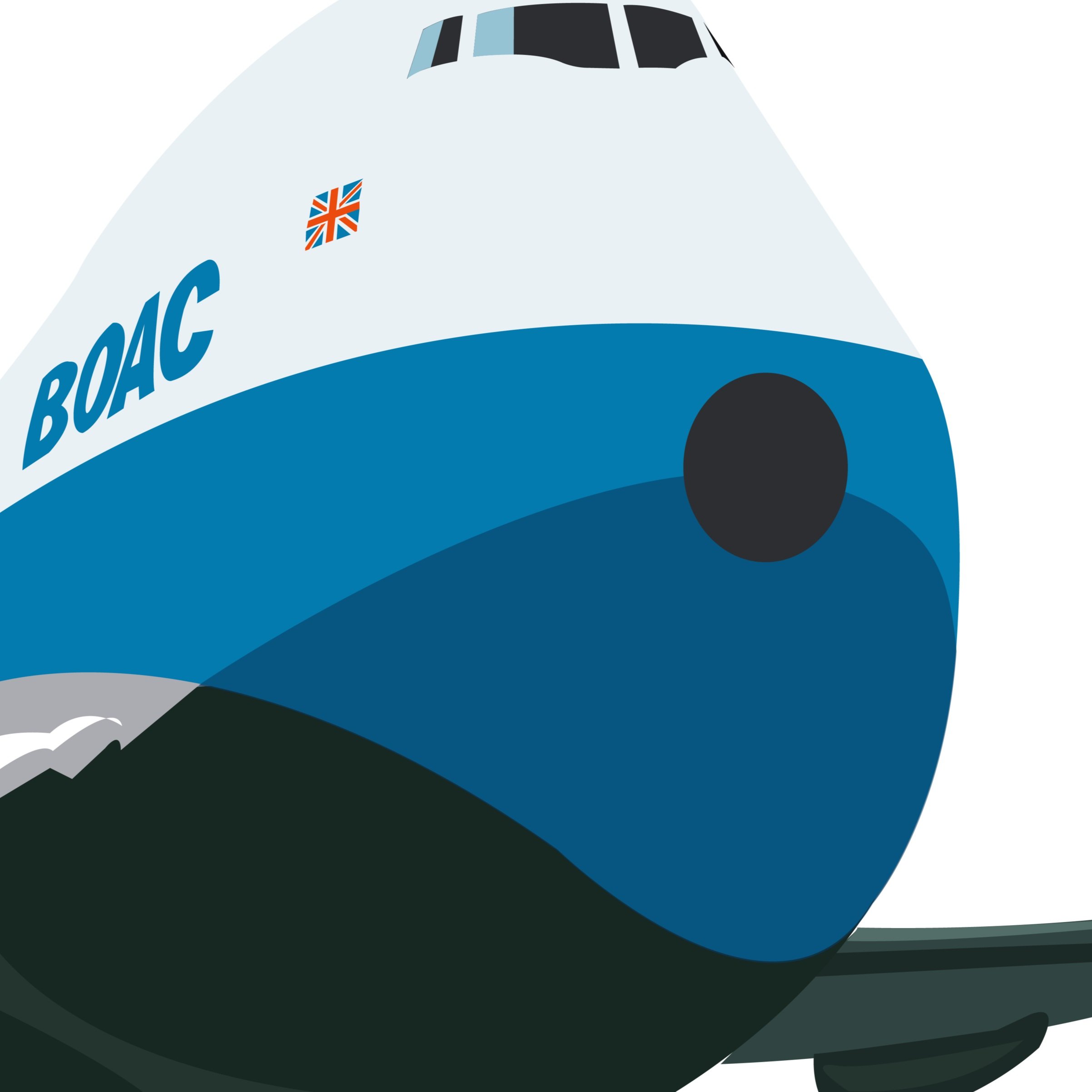 BOAC 747 Heavy