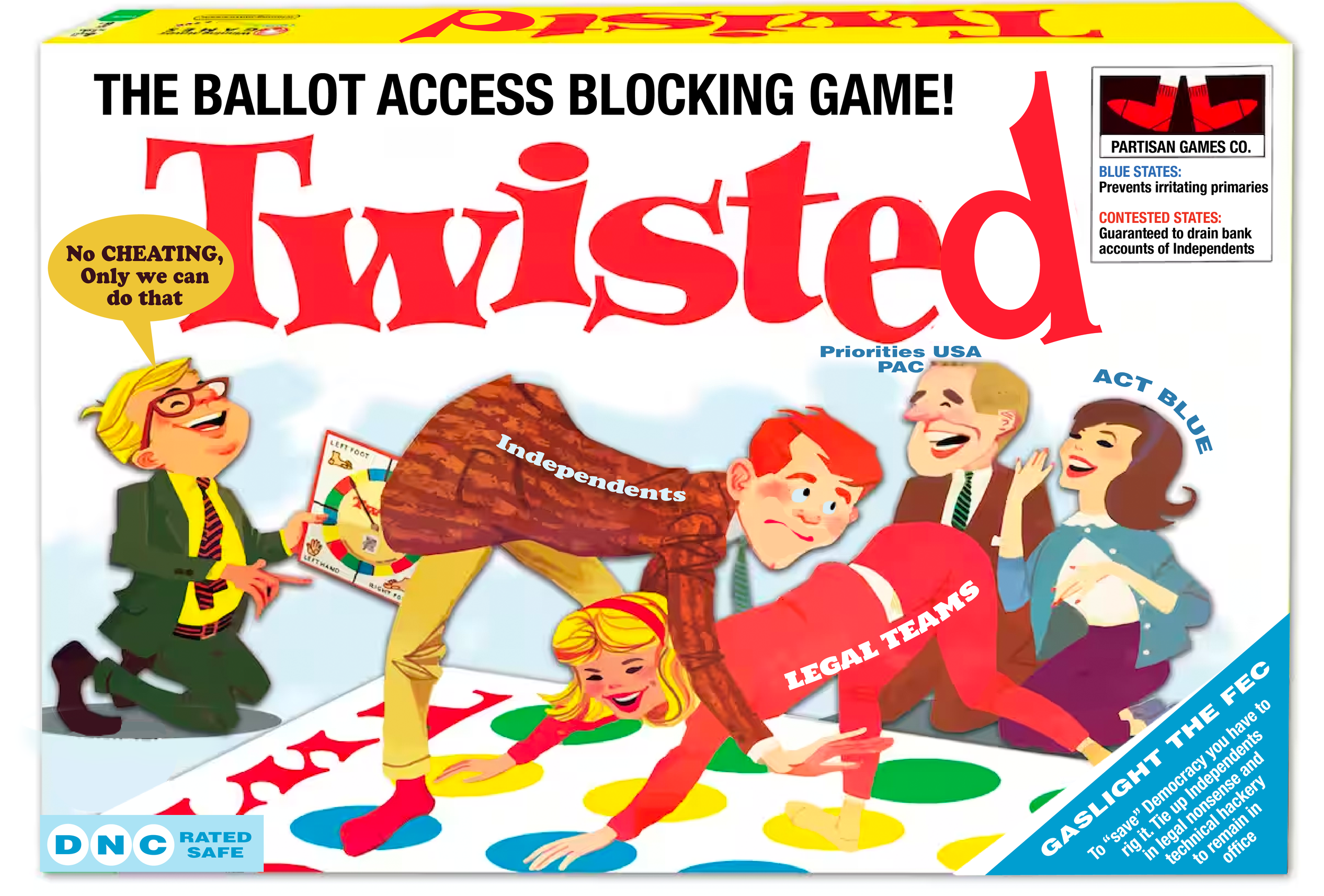 Ballot Access Games with Independent Candidates