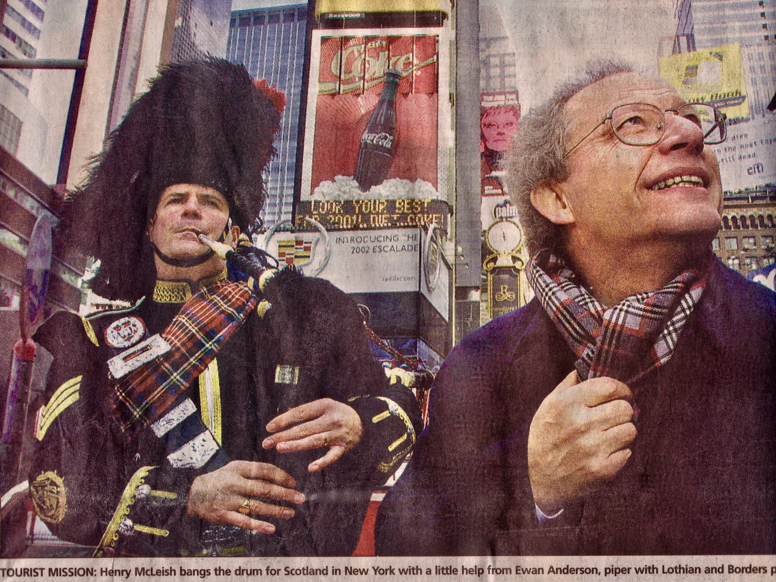 First minister Henry McLeish