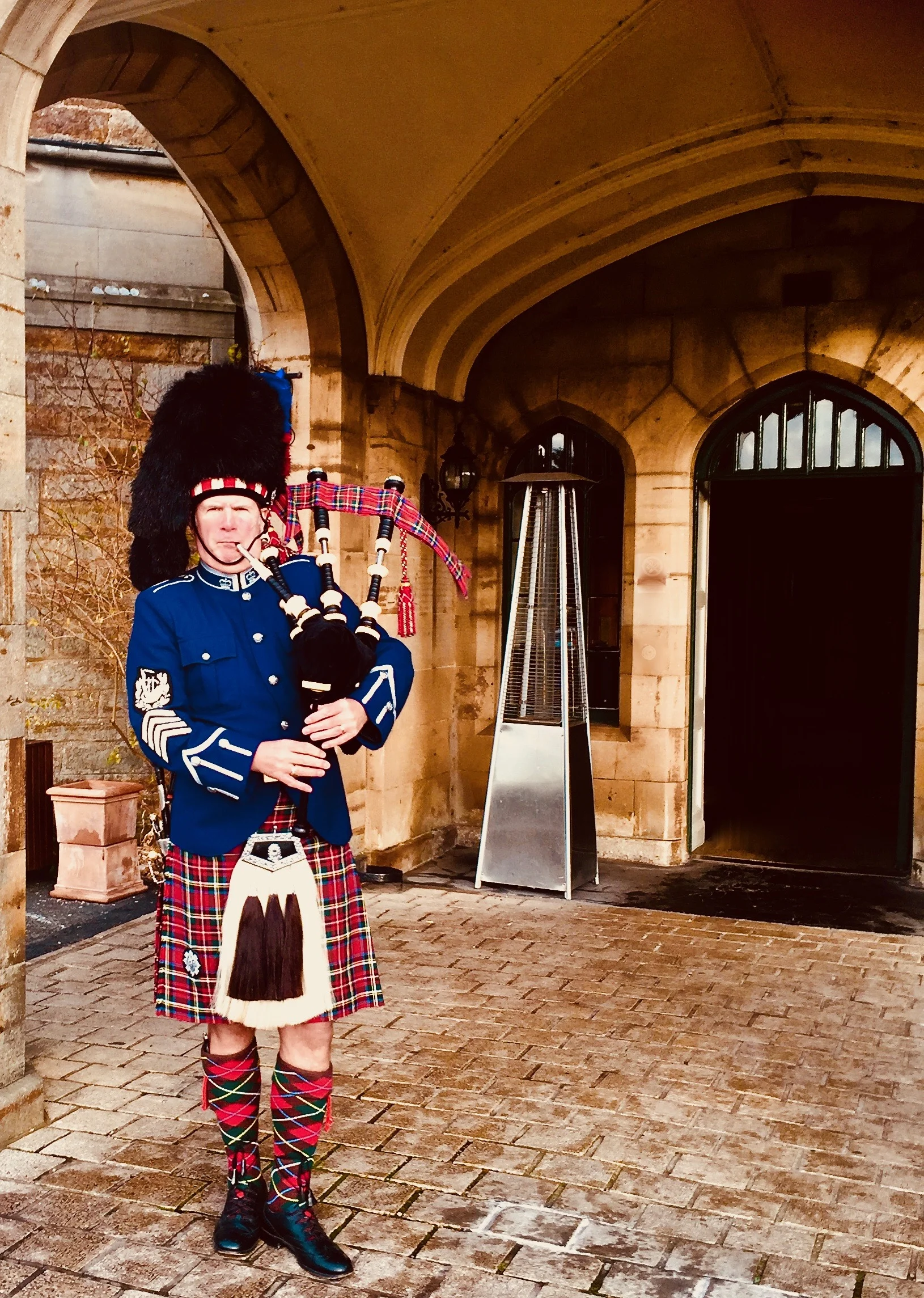 The patrol tunic without a plaid. Dalmahoy Country Club- November 2017