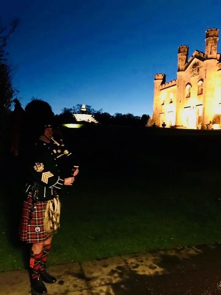 A Winter wedding. Dundas Castle December 2017