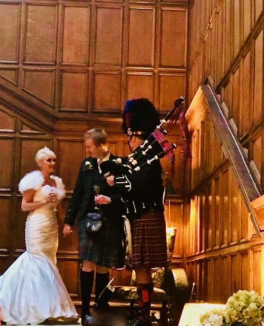 Introducing the Bride and Groom