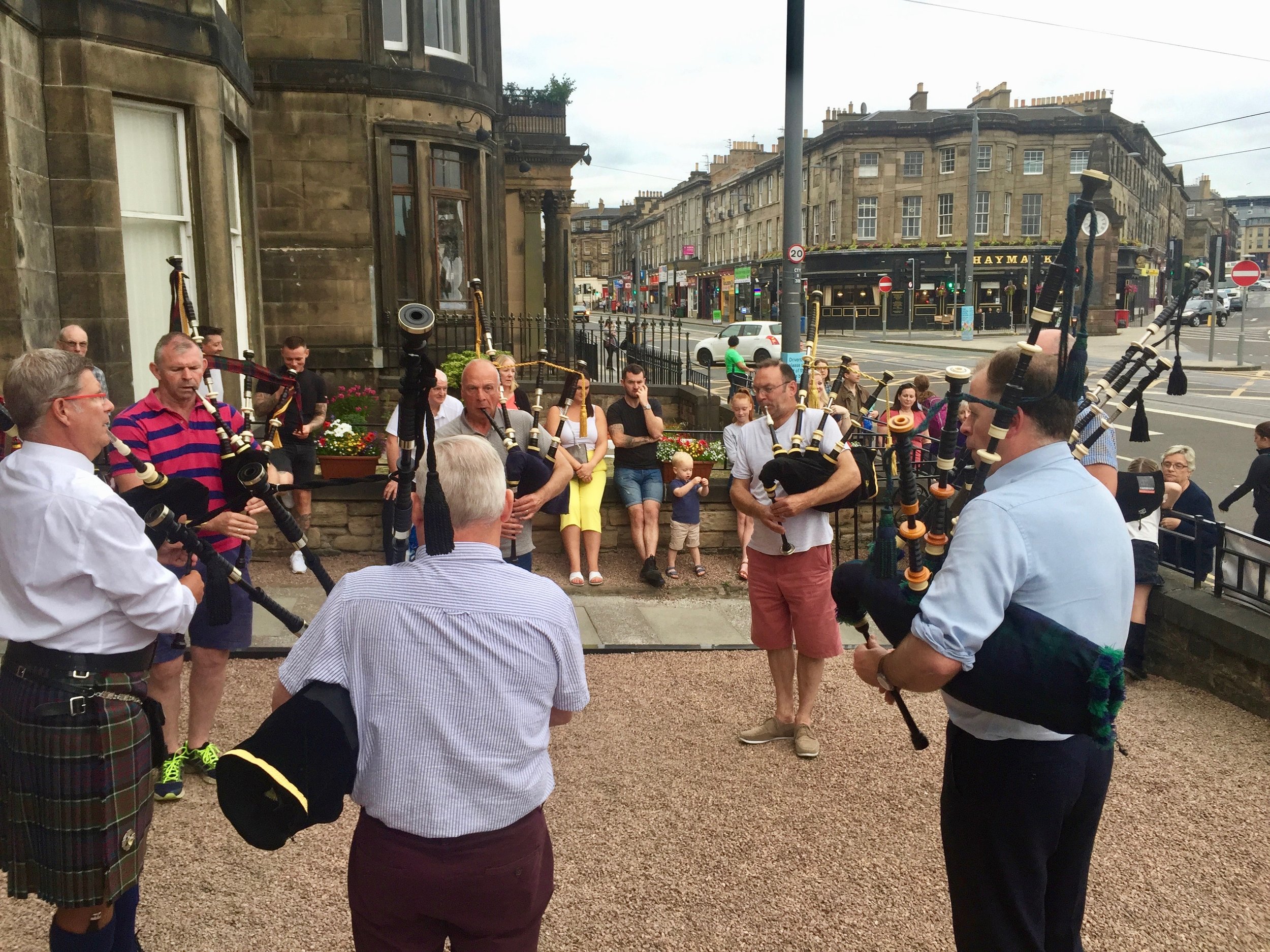 A Scottish summer allows the Eagles to play outside the Scots Guards Club Edinburgh