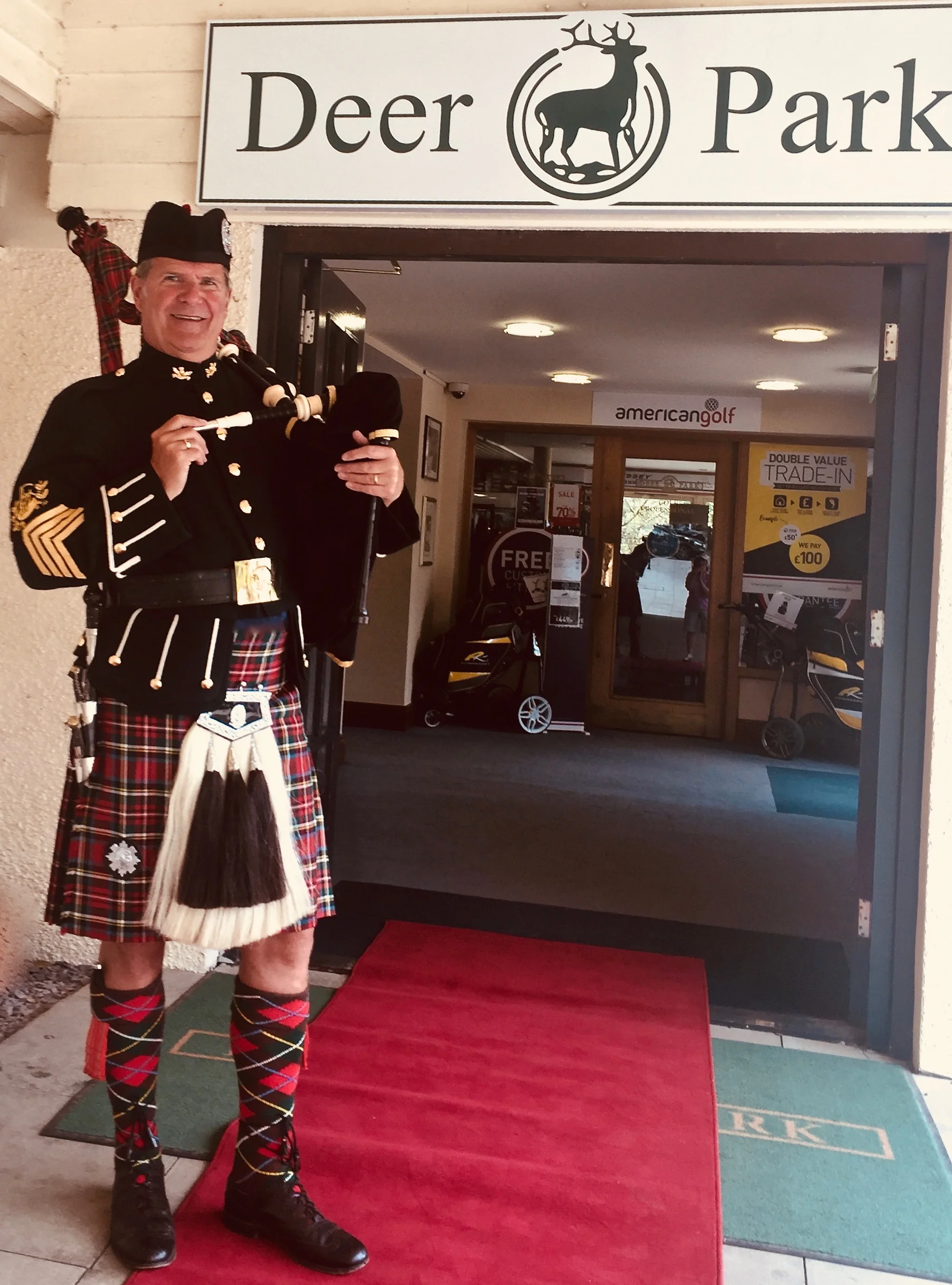 Not golf this time but a wedding at Deer Park Golf course