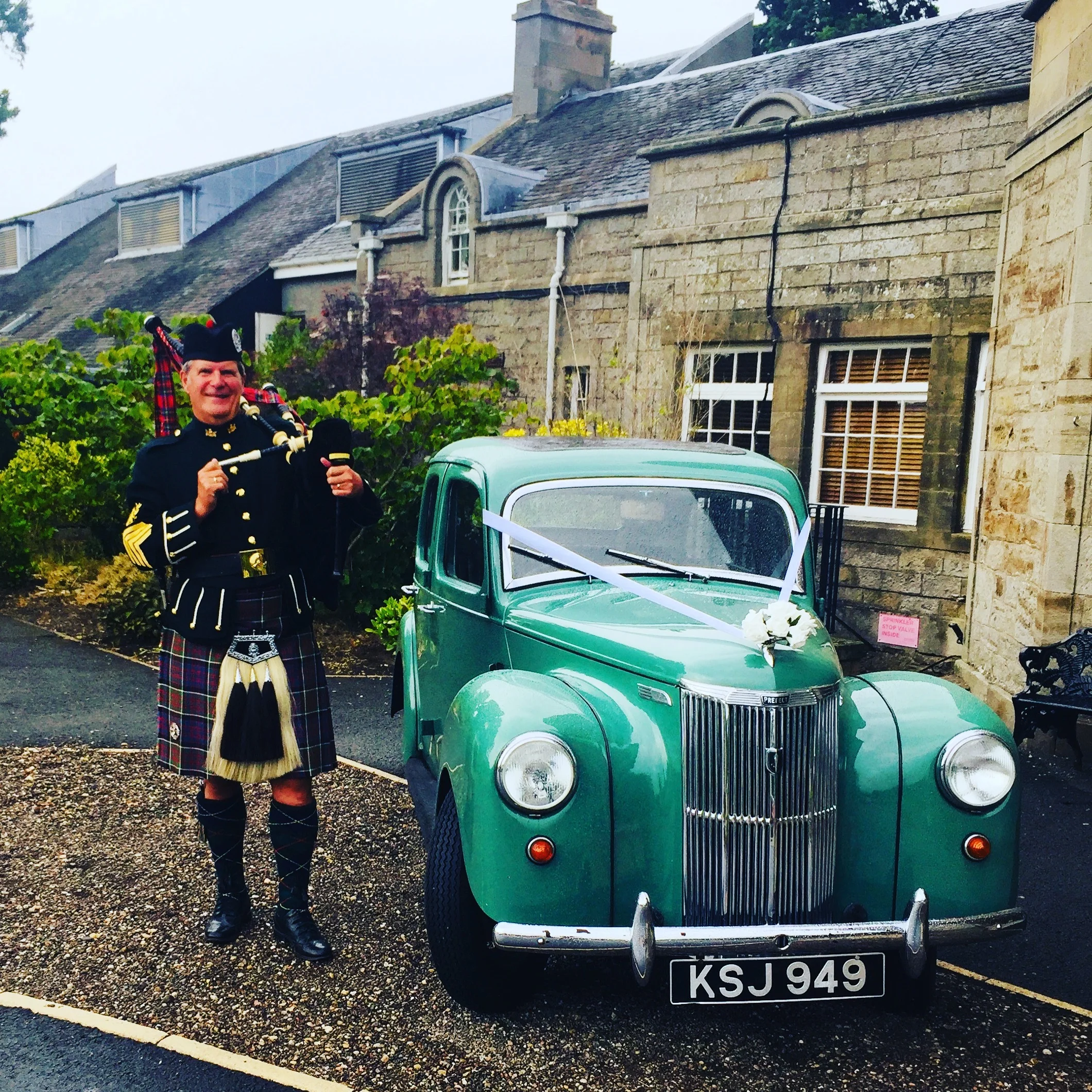 An old Ford Perfect car. Before my time! Dalmahoy Edinburgh