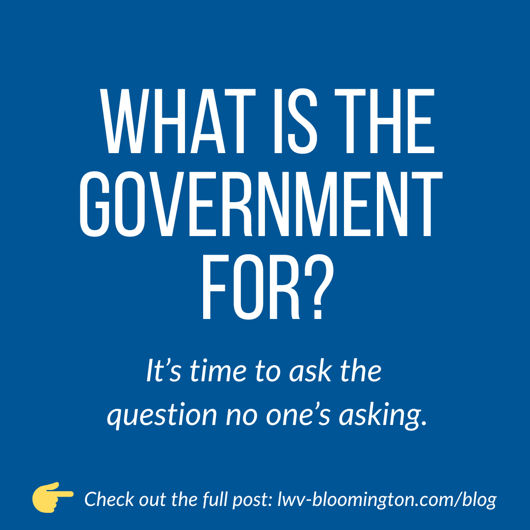 What Should the Federal Government Actually Do?