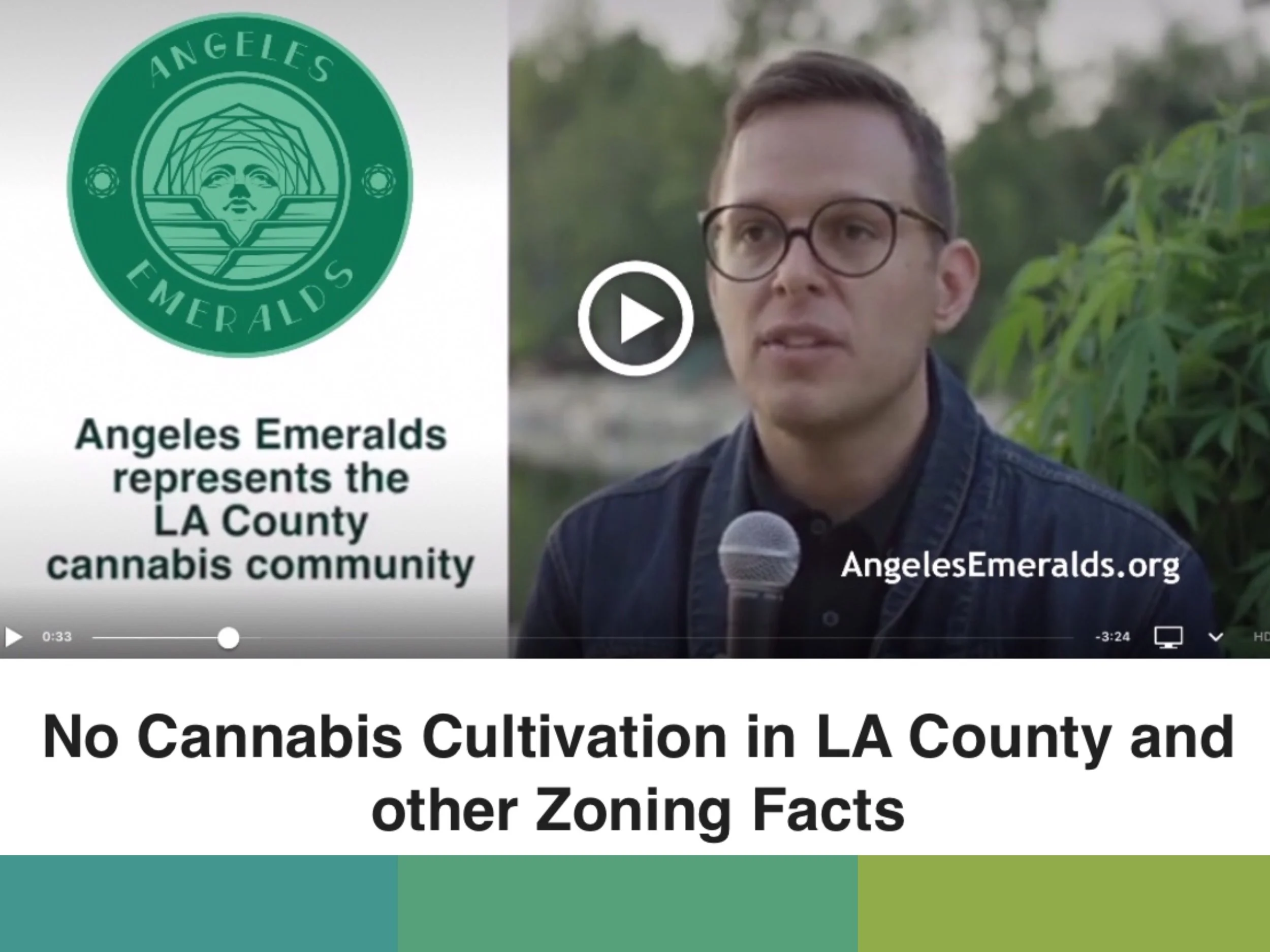 No Cannabis Cultivation in LA County and other Zoning Facts