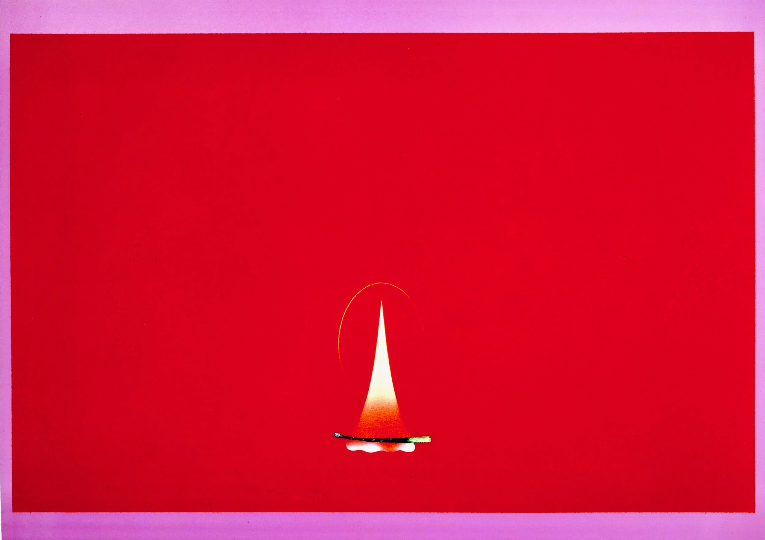 Ching Ho Cheng “The Flame” 1978.   Limted Edition print