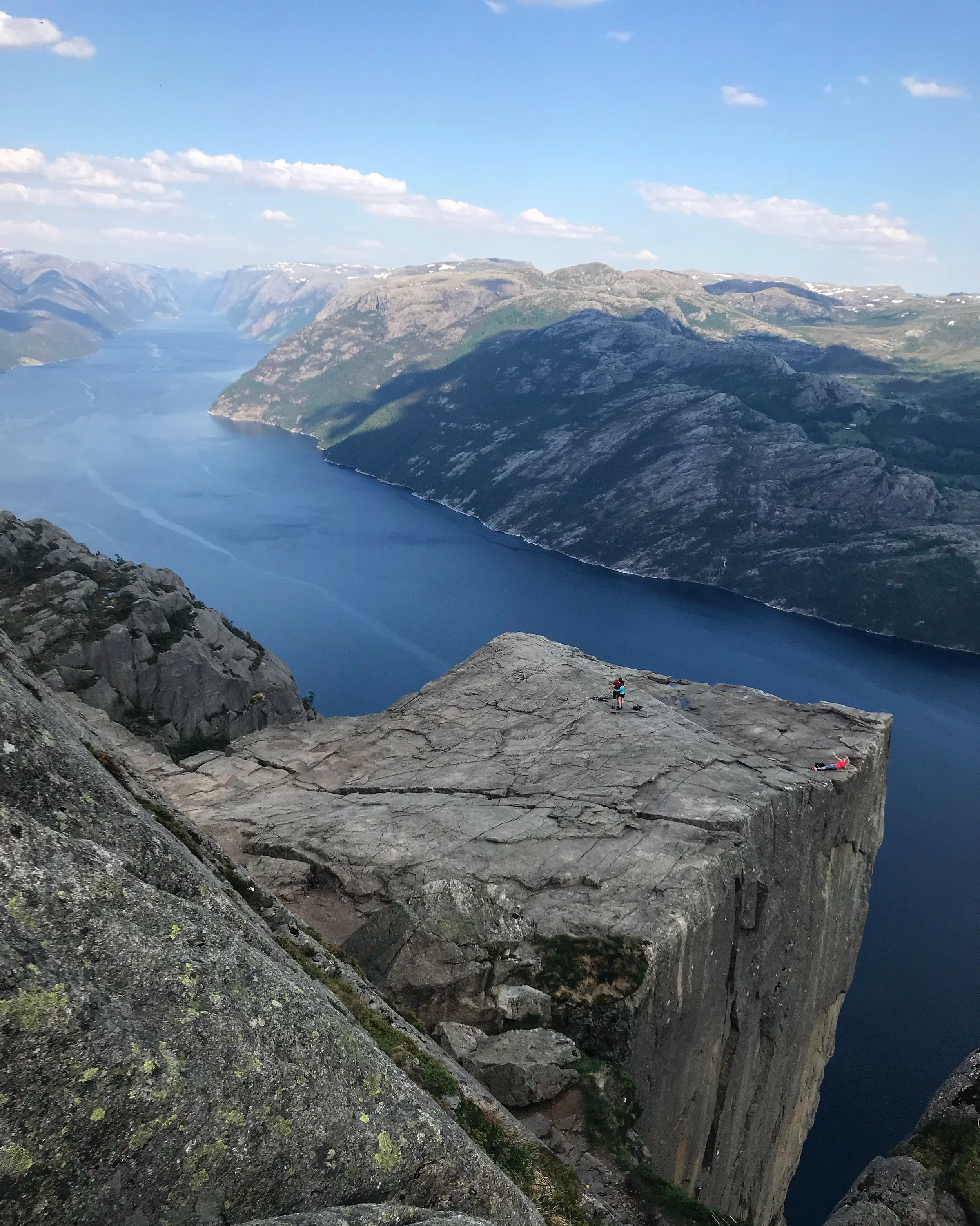  View from above Pulpit Rock. 