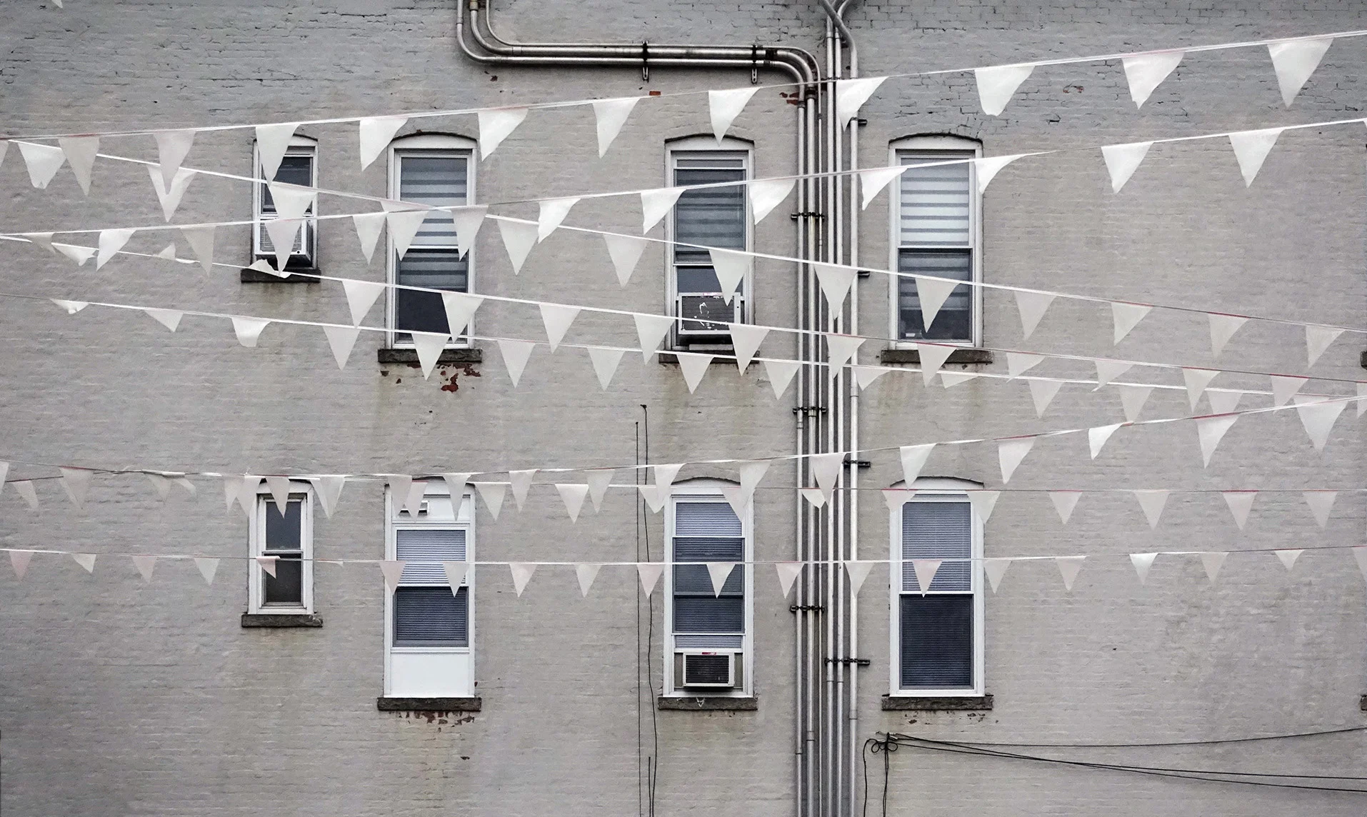 Phillip Buehler, White Flags, Archival Pigment Print 24x30 in; 61 x 76.2cm