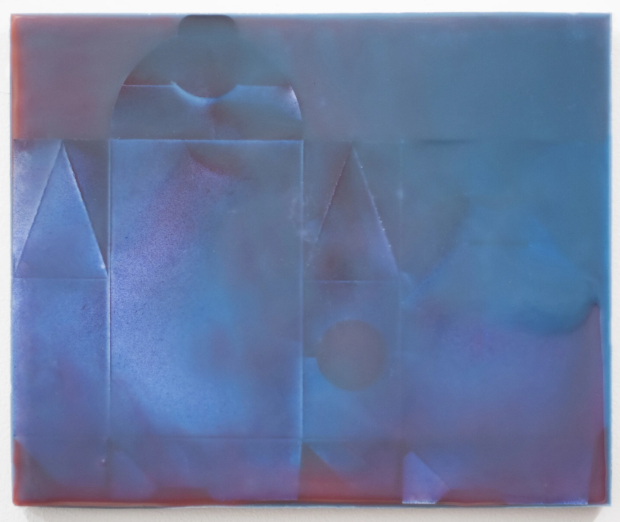 Joanne Ungar, “Aleias” (wax, board, paint, pigment) 12”x 15”