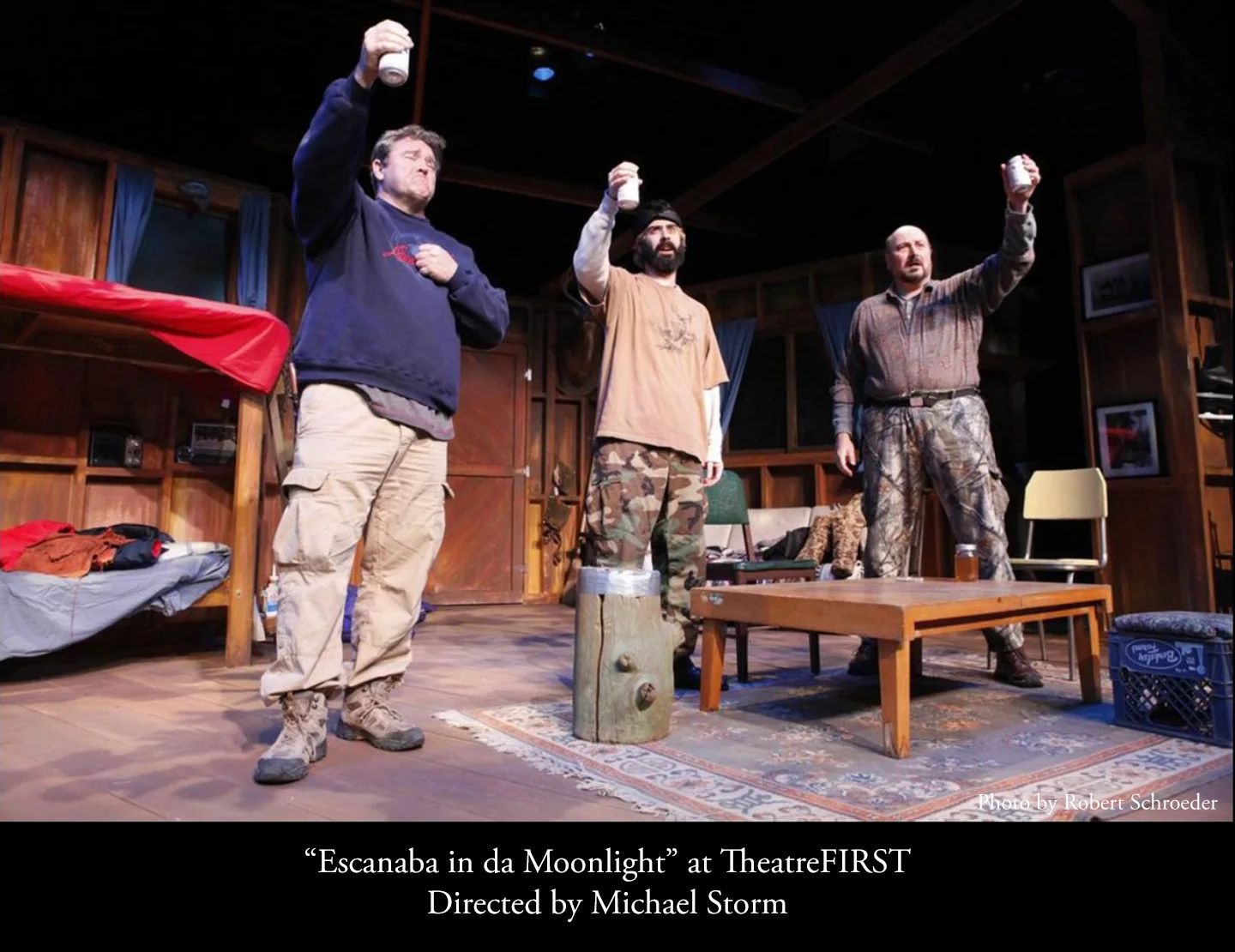 "Escanaba in da Moonlight" at TheatreFIRST — Martin Flynn Scenic Design