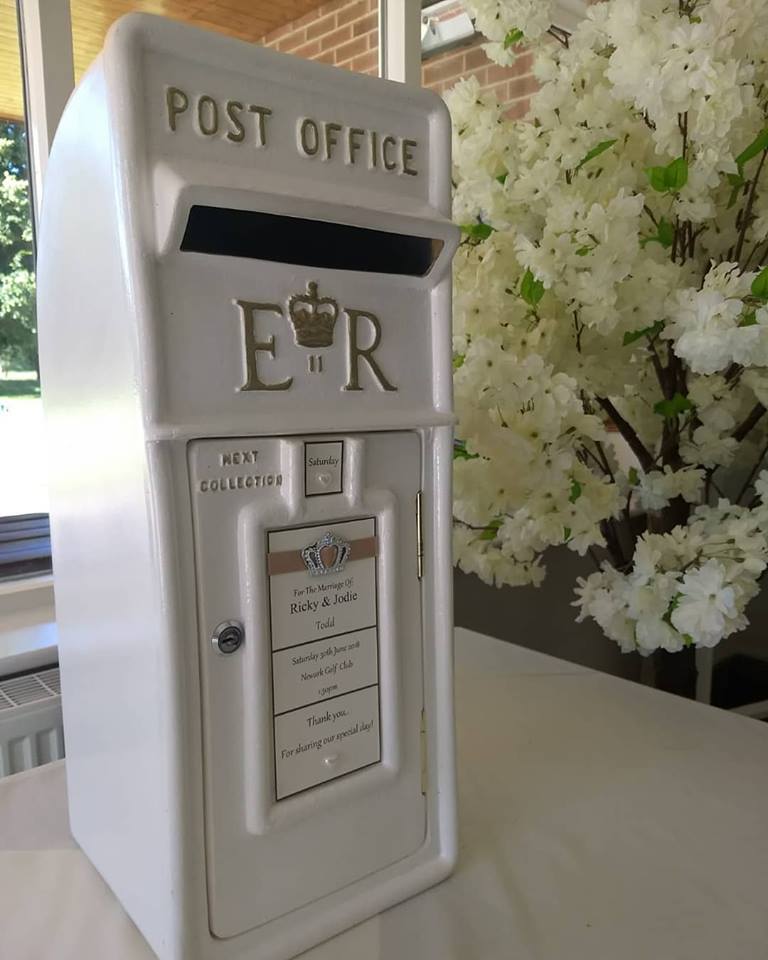 Wedding Post Box Hire Nottingham- Royal Mail Post Box