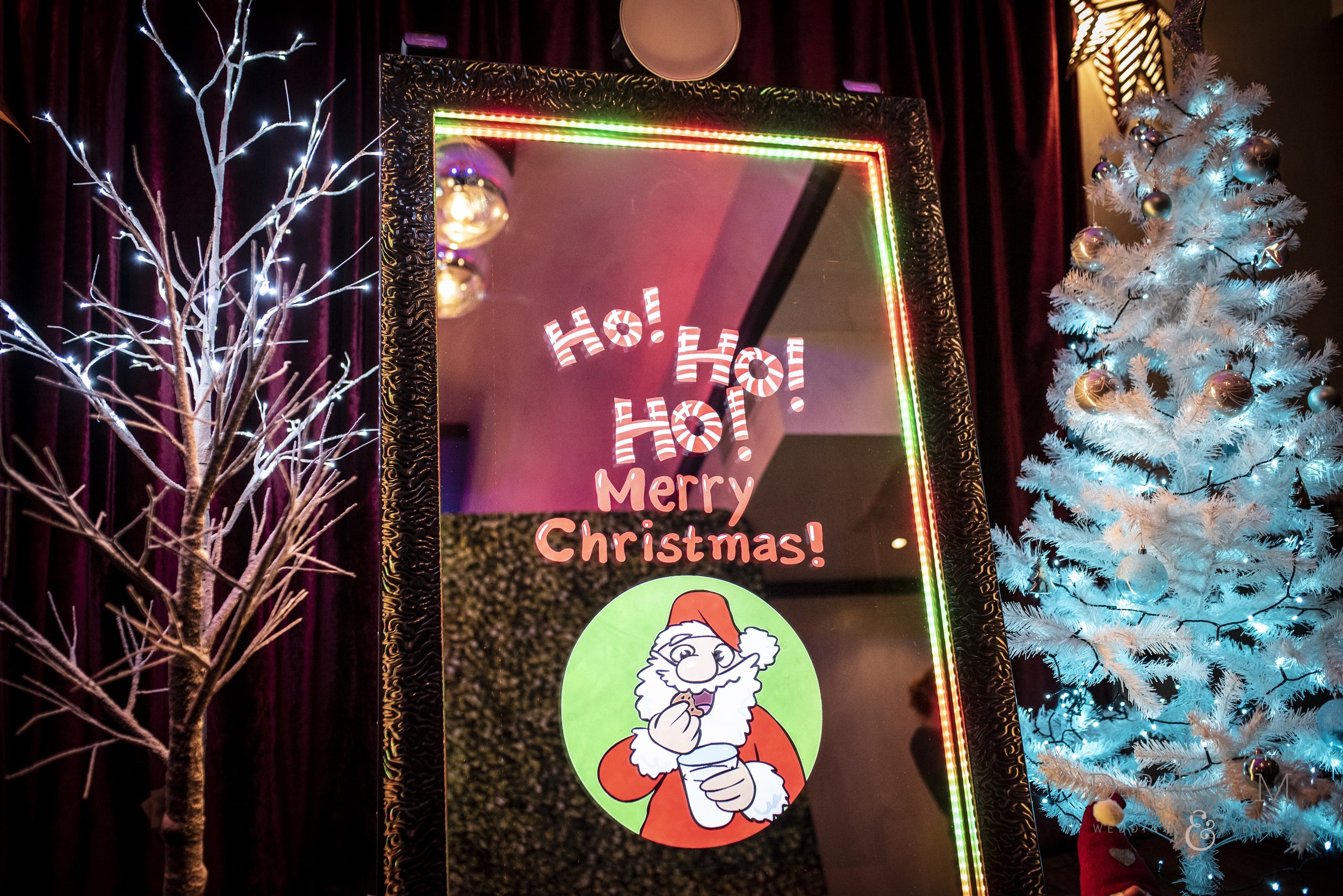 Christmas Party Magic Mirror Photo Booth Nottingham, Derby, Leicester, East Midlands