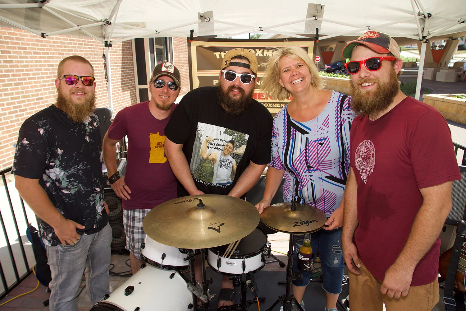 The Coxmen Play the Patio