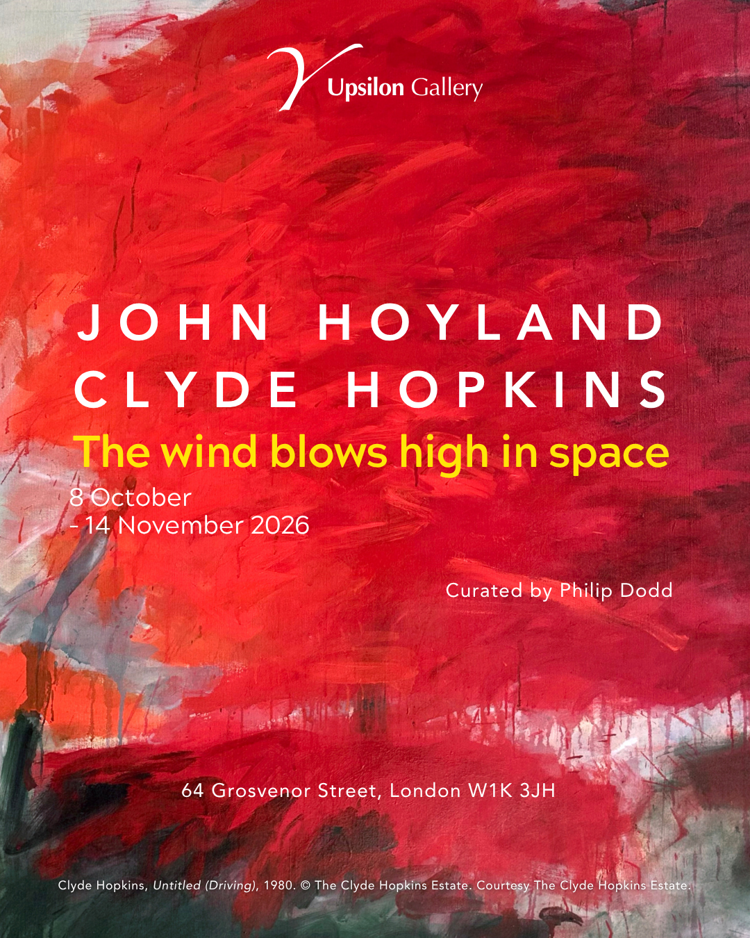 Who Gets Space? John Hoyland, Clyde Hopkins and the history we make room for.