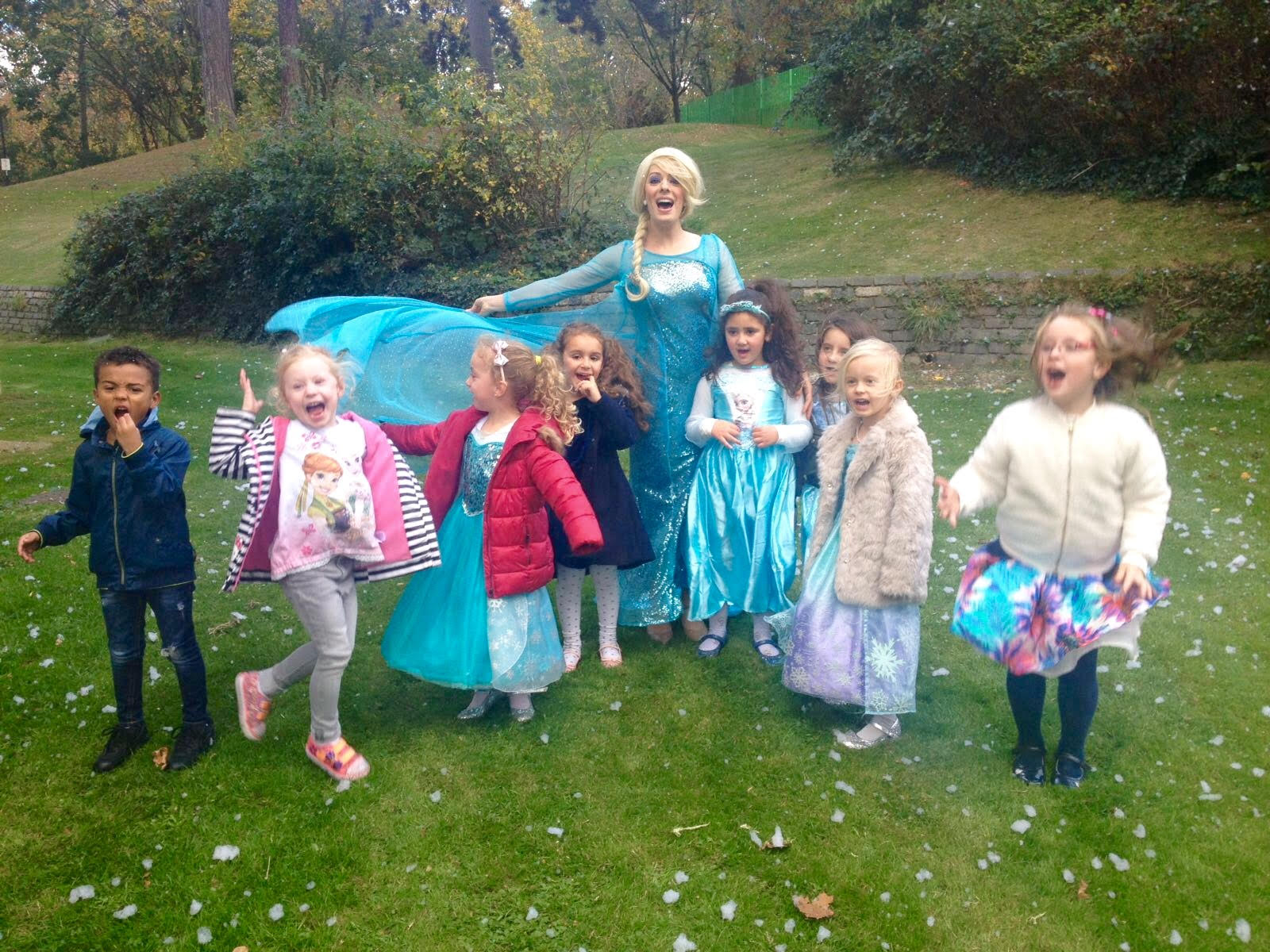 A Frozen Themed Birthday Party