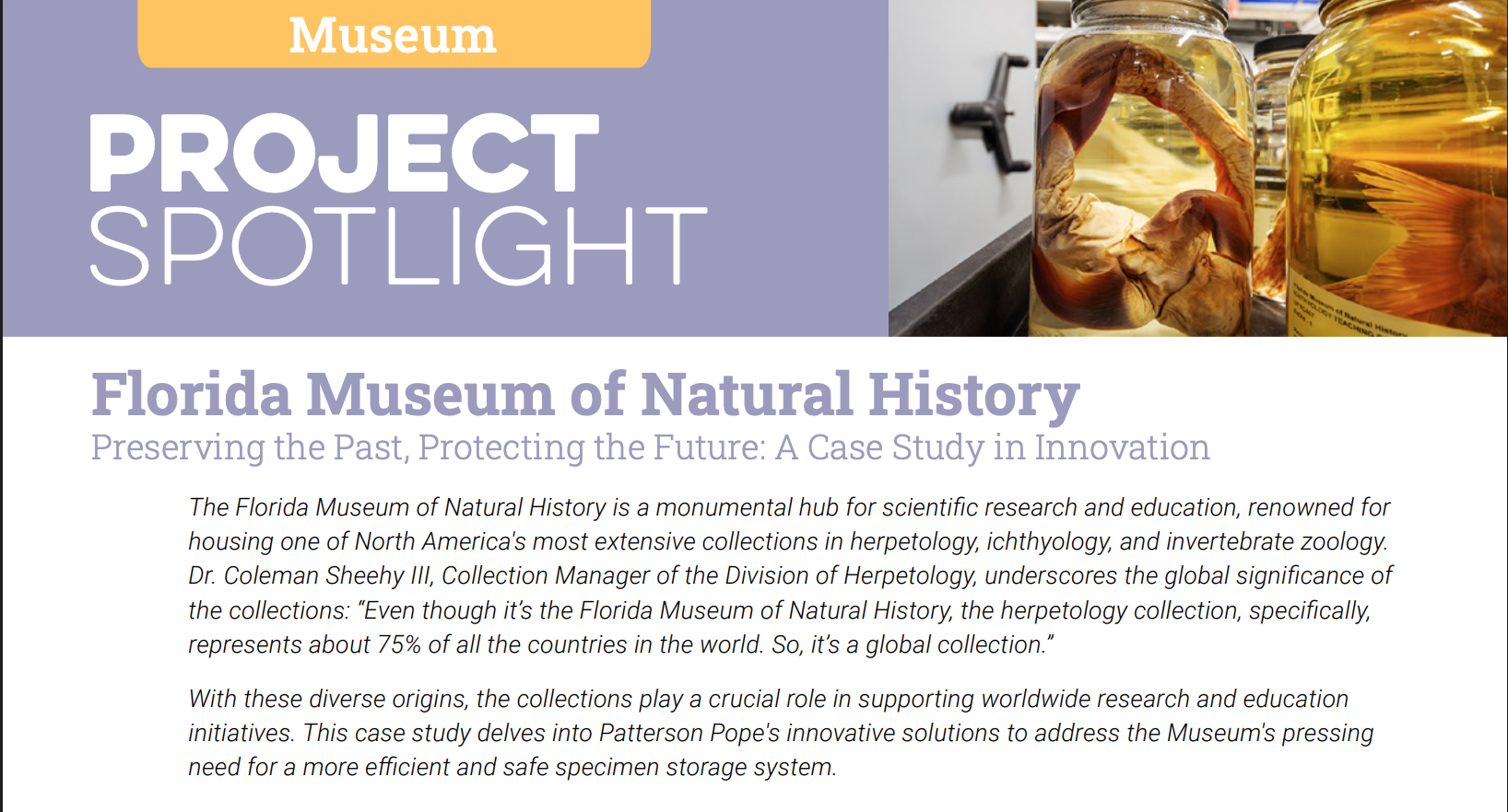 Florida Museum of Natural History Success Story