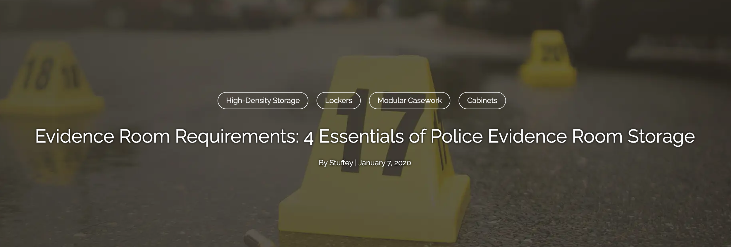 4 Essentials of Police Evidence Room Storage
