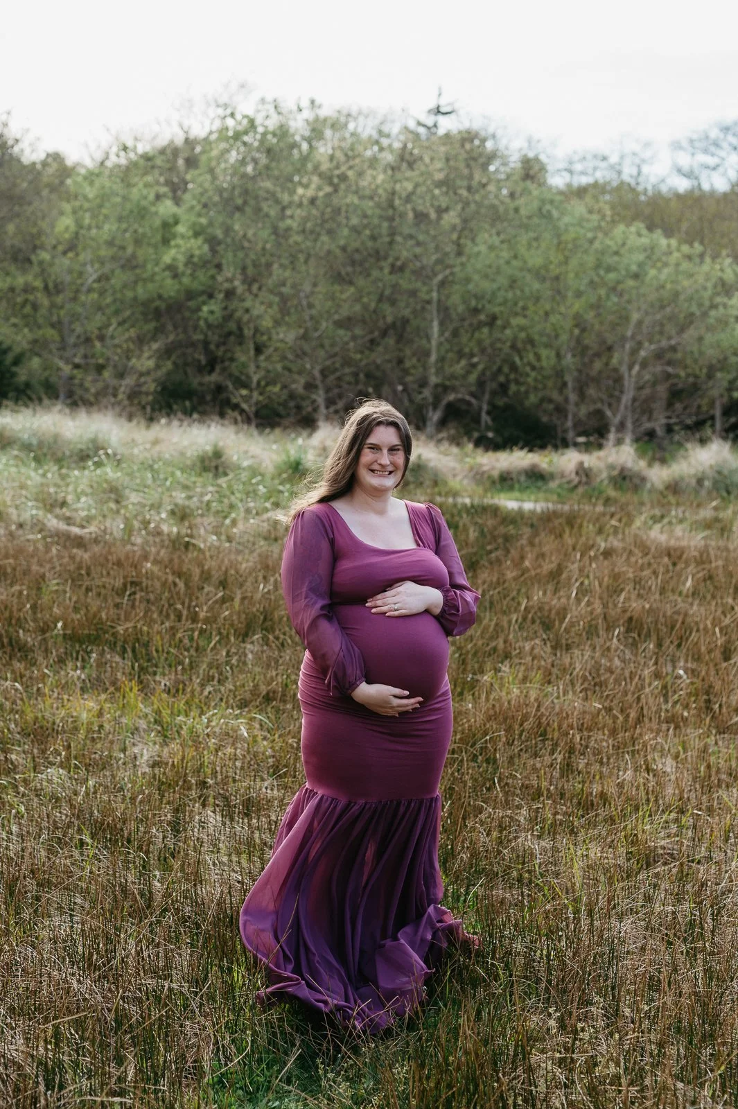 Cape Disappointment Maternity Session | Barbara and Nate
