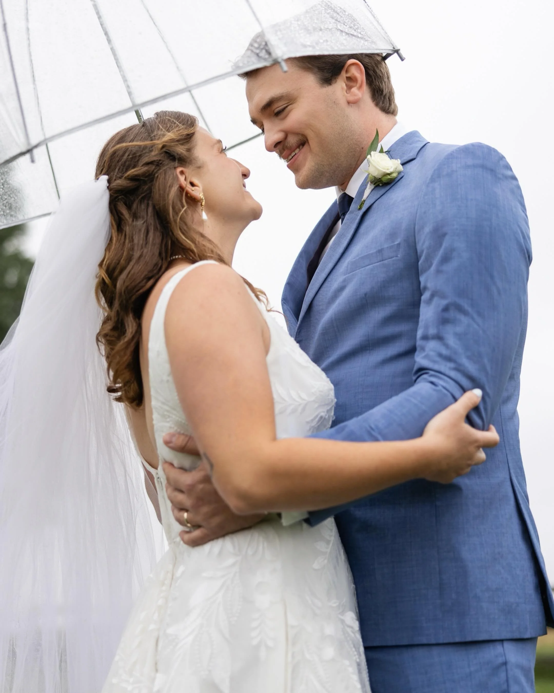 Noah &amp; Katelyn&rsquo;s wedding day was one of those days that just felt deeply meaningful from beginning to end.

The rain never let up, but honestly, neither did the joy. These two embraced every part of the day with so much grace, warmth, and s