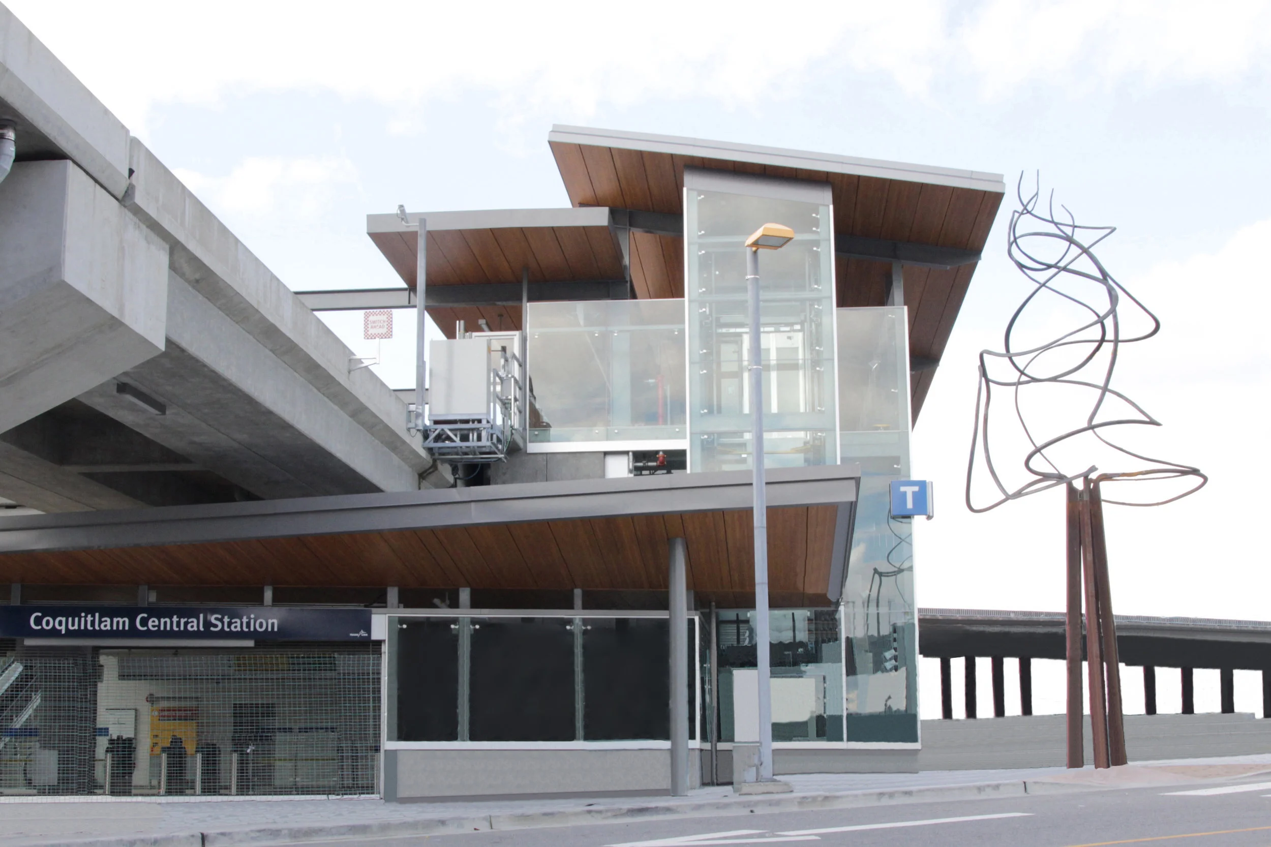 Unity Cedar by Paul Reimer Coquitlam Centre Station, Evergreen Skytrain Line Coquitlam, B.C. Photo by Andi Eady