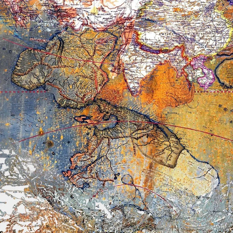 Gaïa naissance du monde III (carte ancienne)