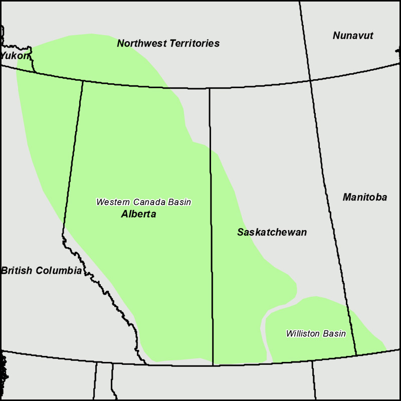Western Canada Geological Edge Set