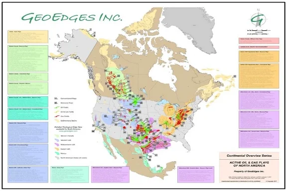CONTINENTAL OVERVIEW SERIES: Active Oil & Gas Plays of North America