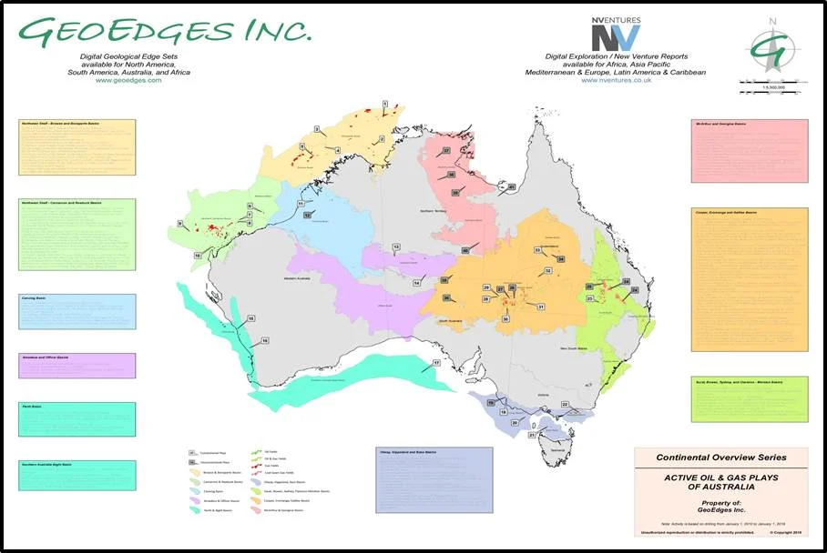 Continental Overview Series: Active Oil &amp; Gas Plays of Australia (US Customers)