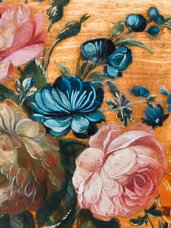 English polychromy over satinwood